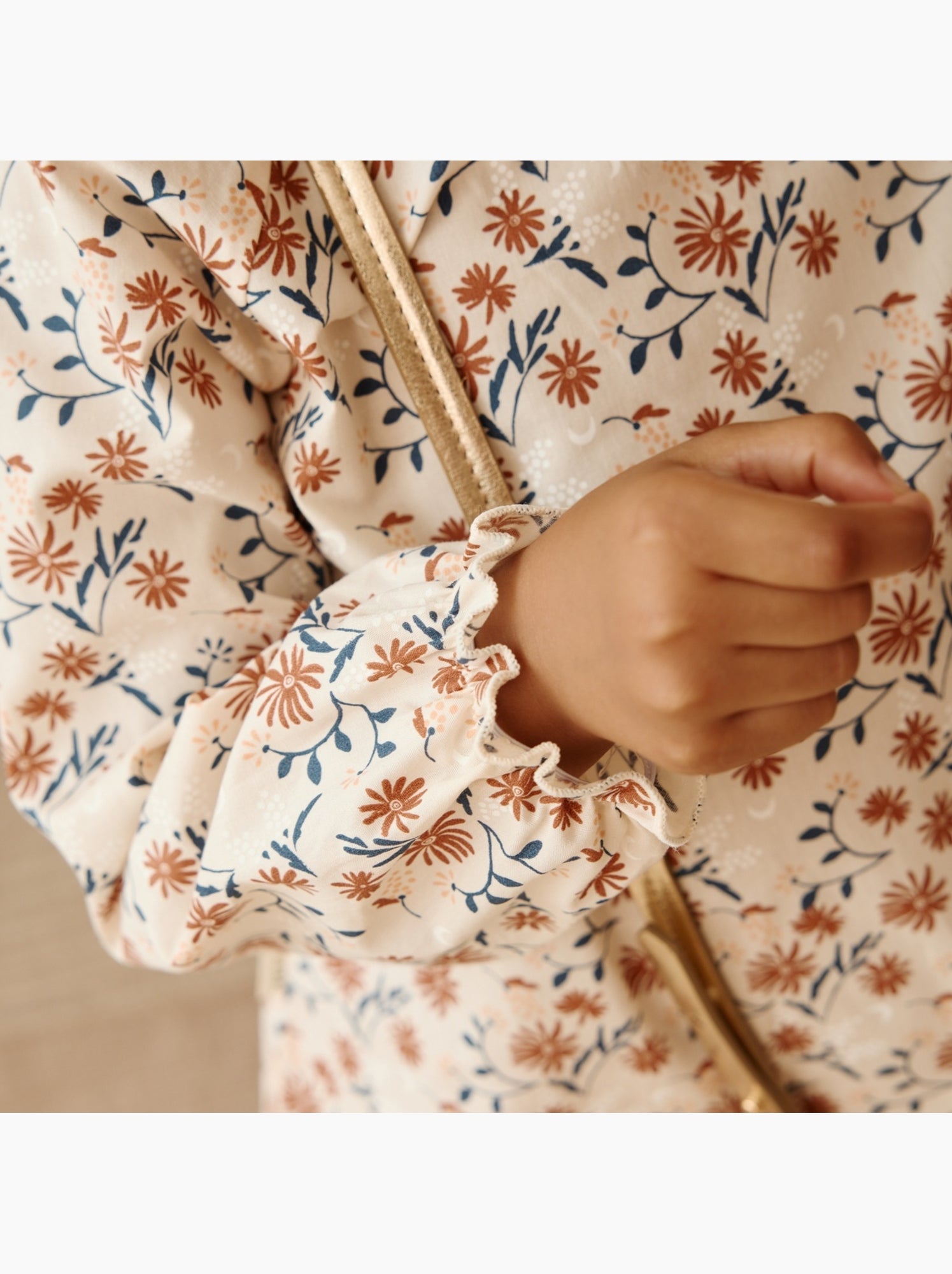 Blouse enfant en popeline ollie - Beige