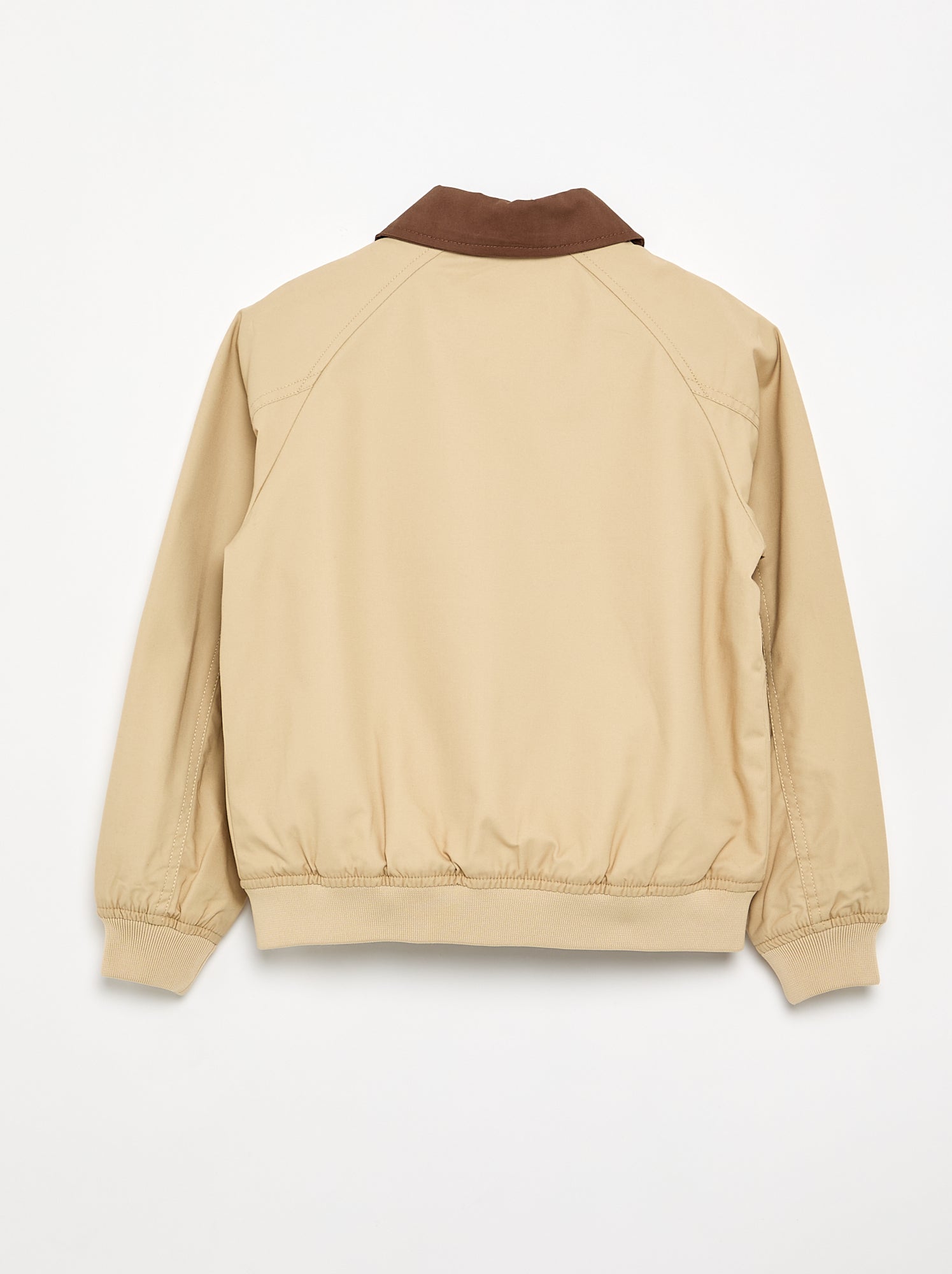 Blouson à ouverture zippée - Beige