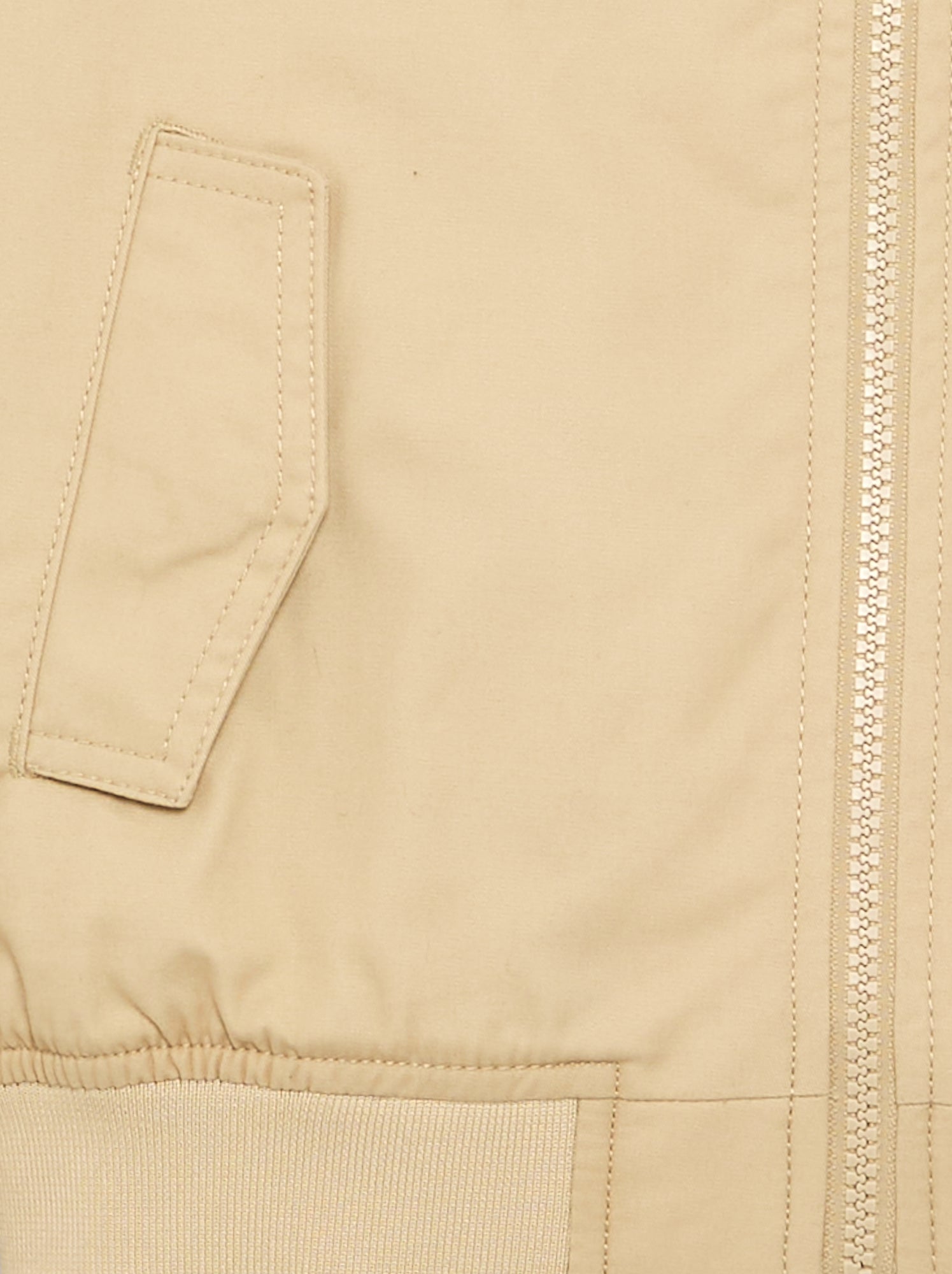 Blouson à ouverture zippée - Beige