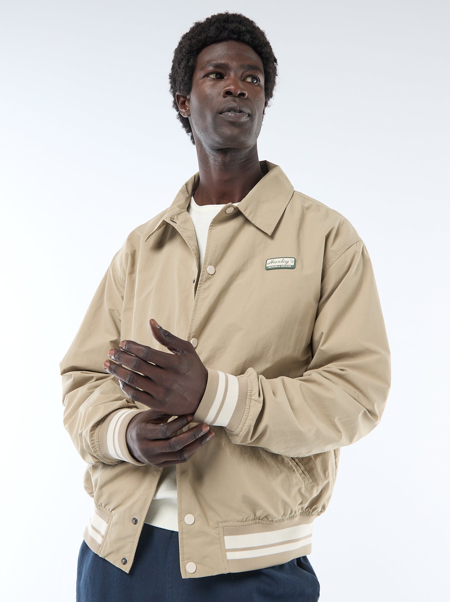 Blouson aviateur - Beige