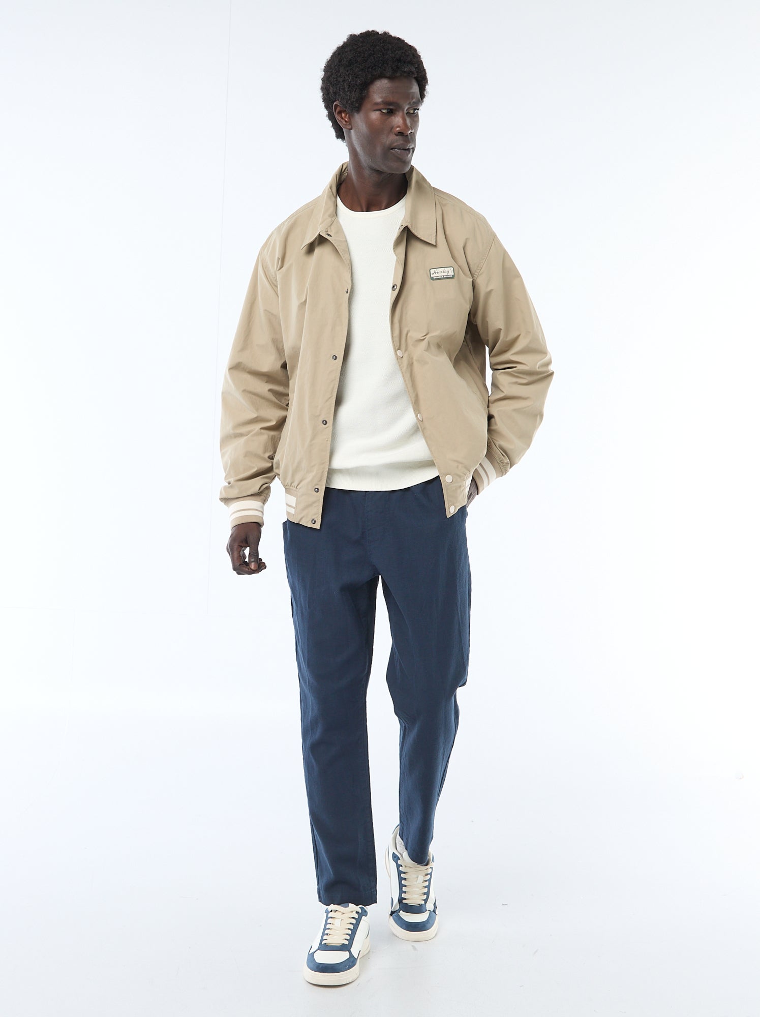 Blouson aviateur - Beige