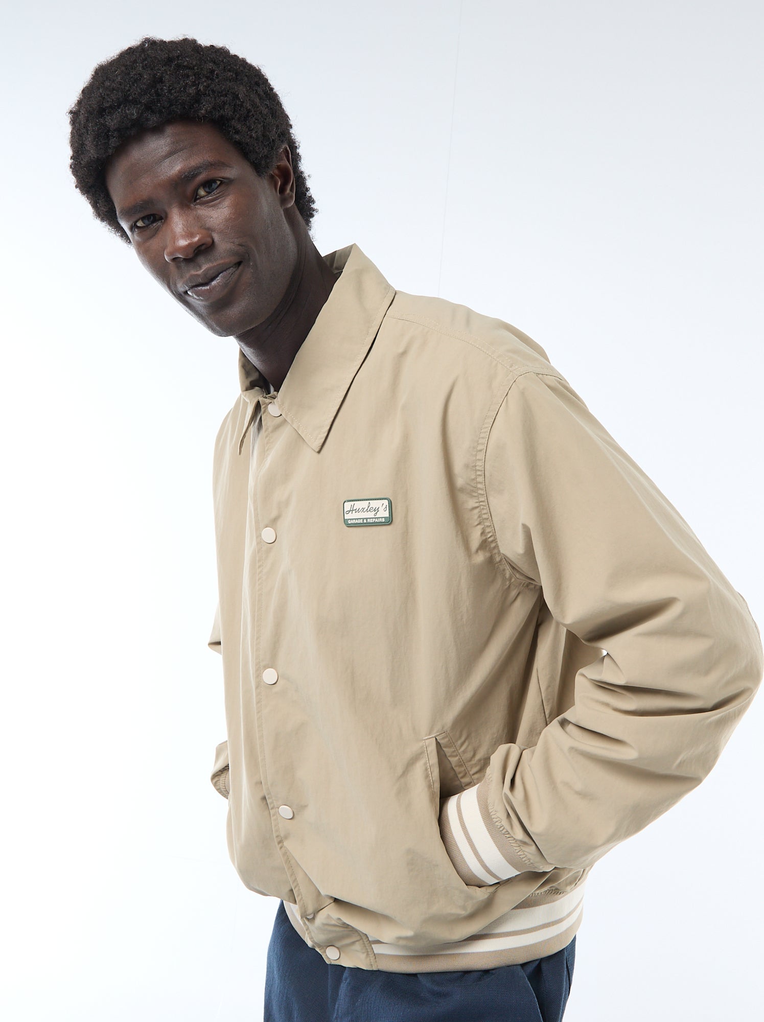 Blouson aviateur - Beige