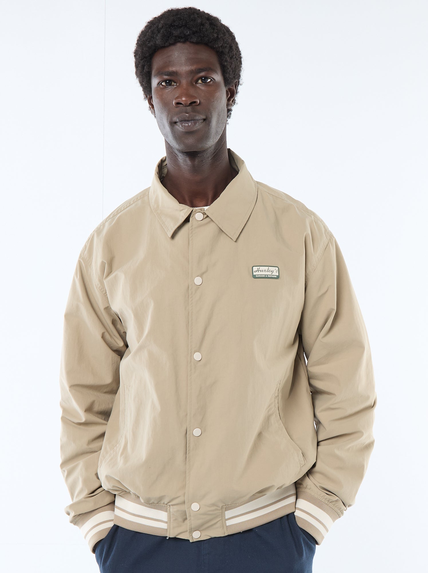 Blouson aviateur - Beige