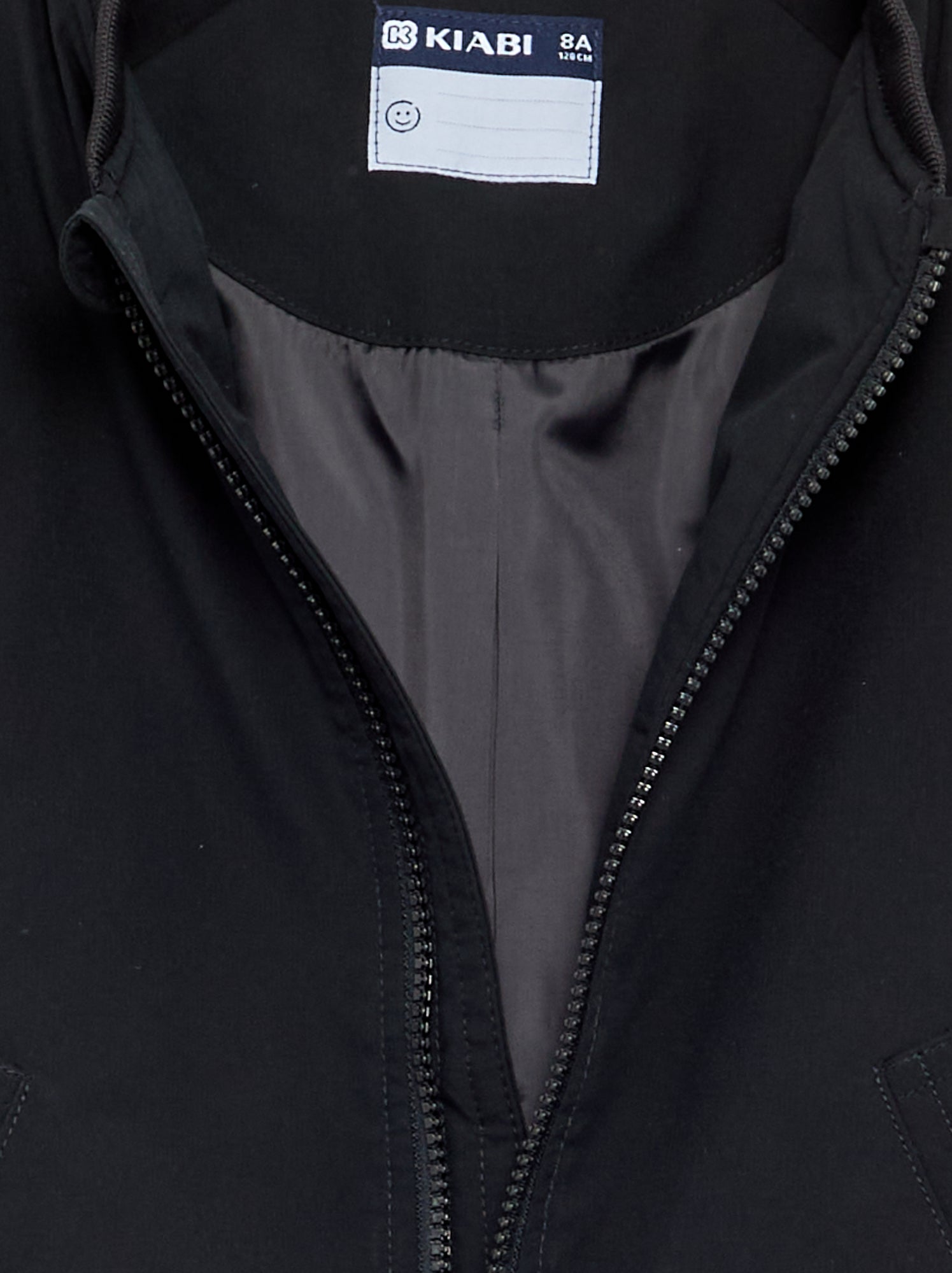 Blouson aviateur uni - Noir