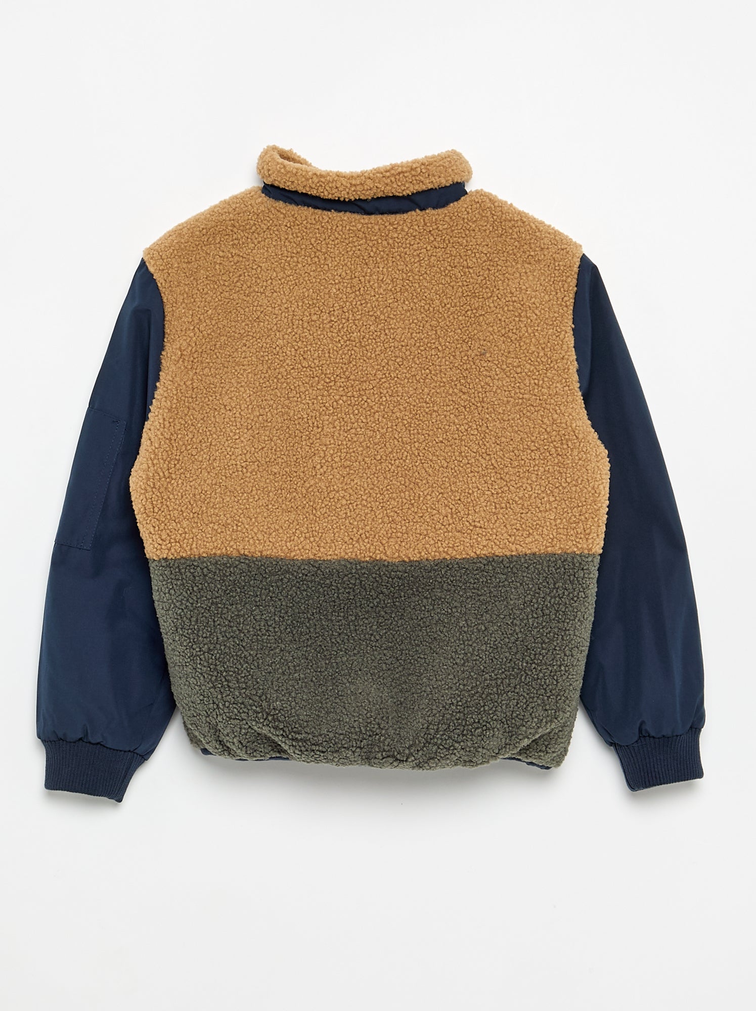 Blouson bi-matière - Vert
