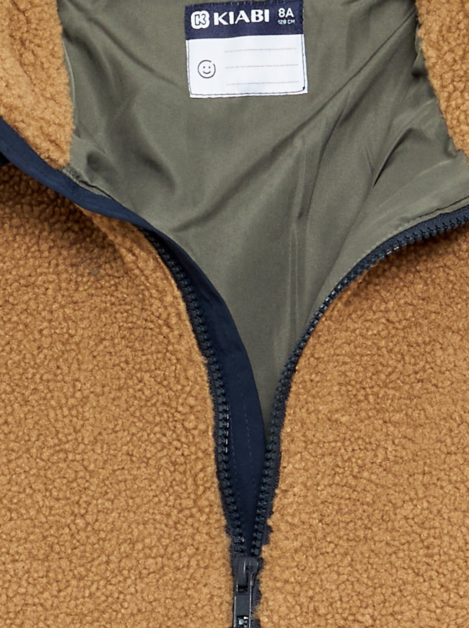 Blouson bi-matière - Vert