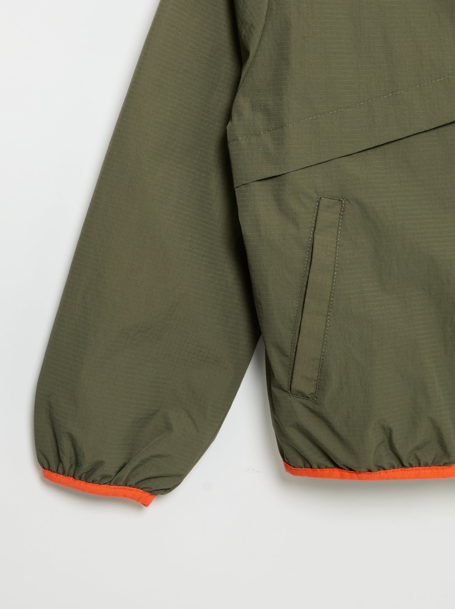 Blouson coupe-vent à capuche - Kaki
