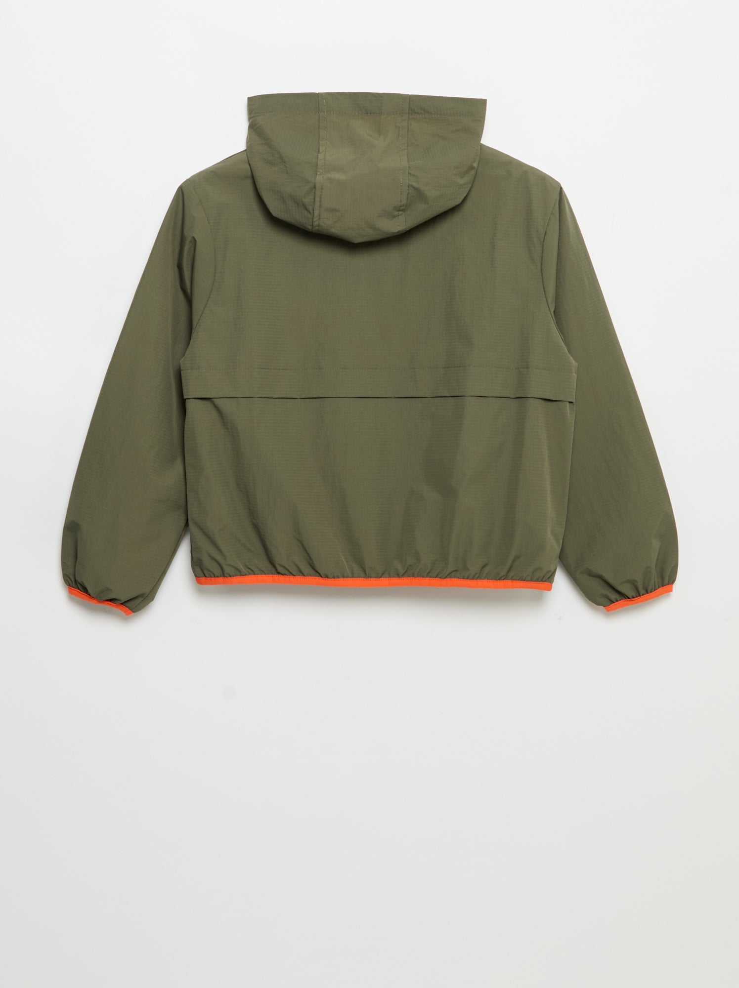 Blouson coupe-vent à capuche - Kaki