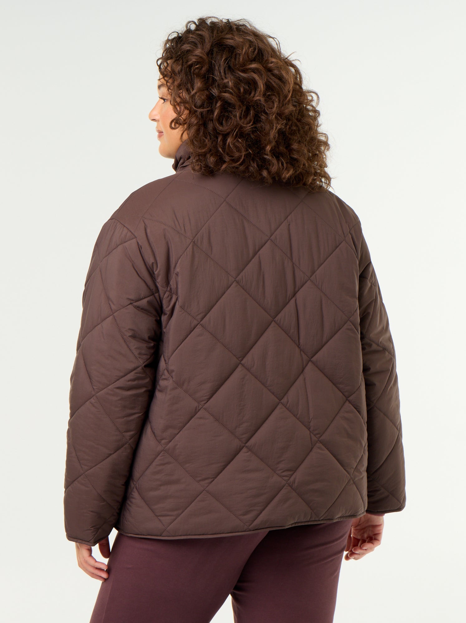 Blouson déperlant uni - Marron