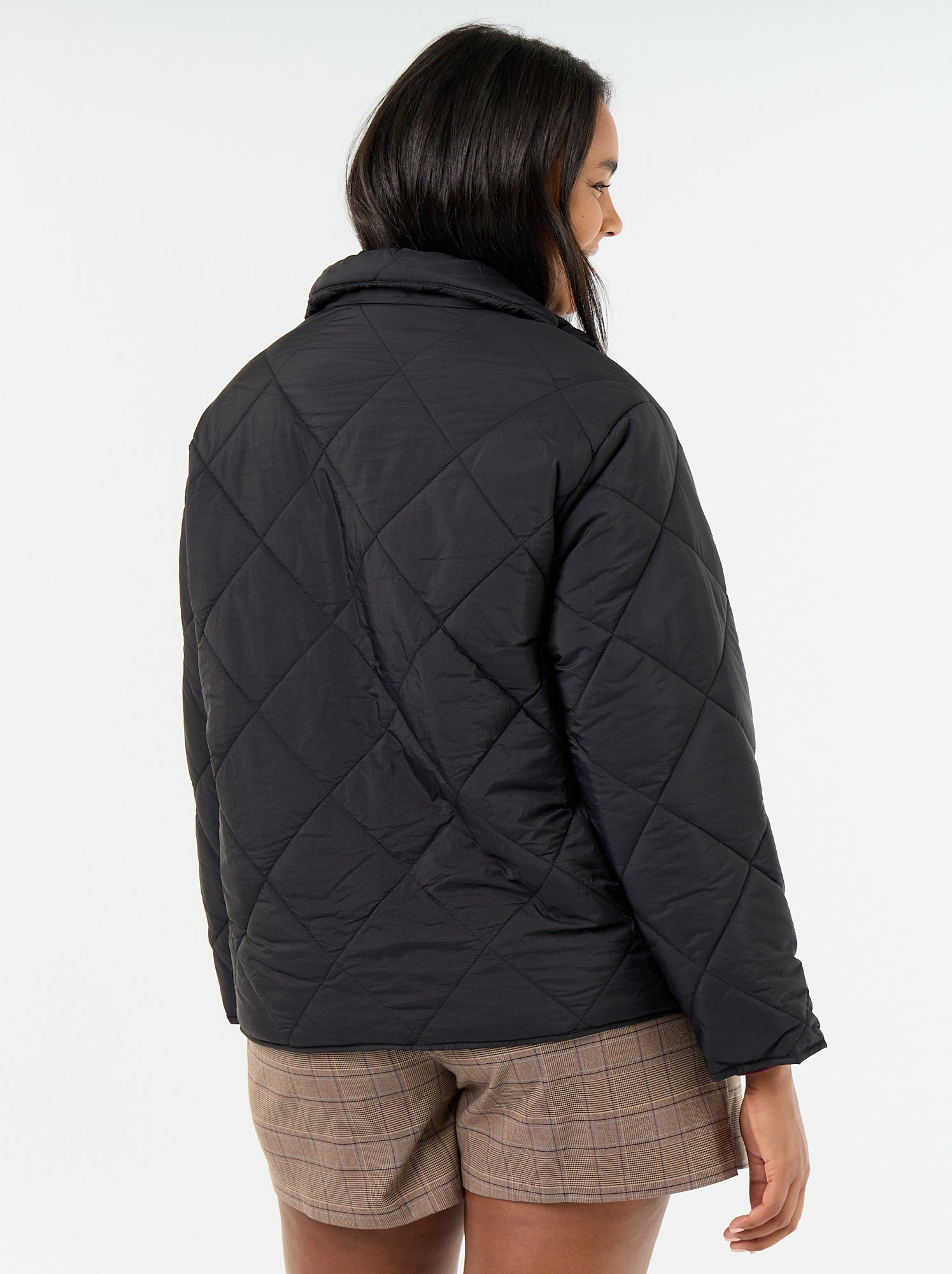 Blouson déperlant uni - Noir