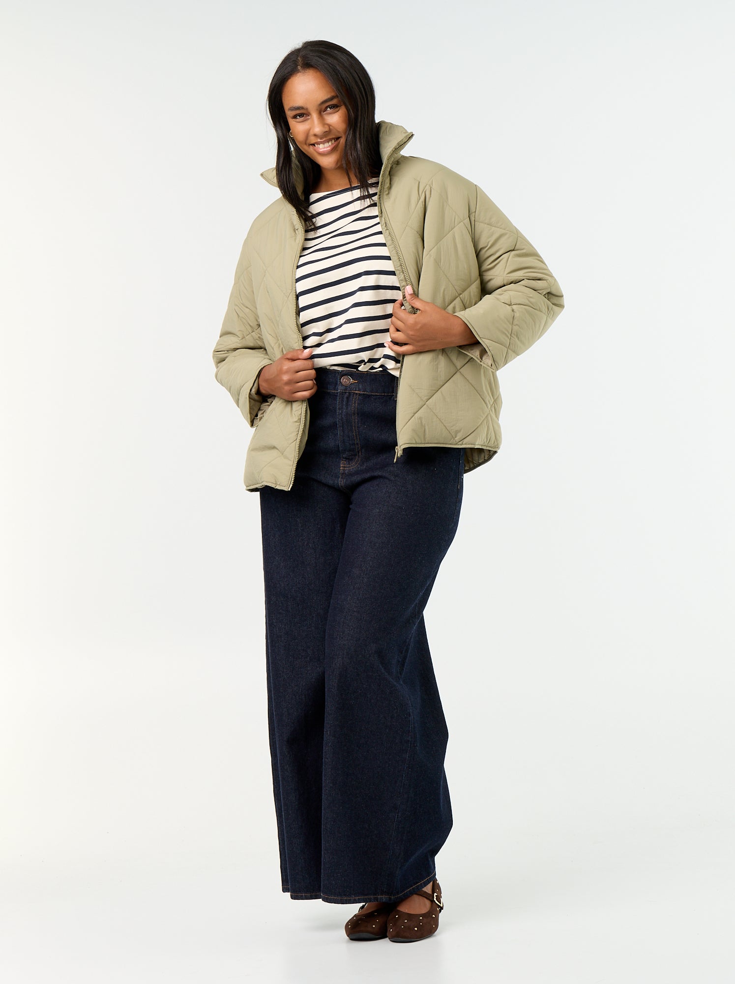 Blouson déperlant uni - Vert