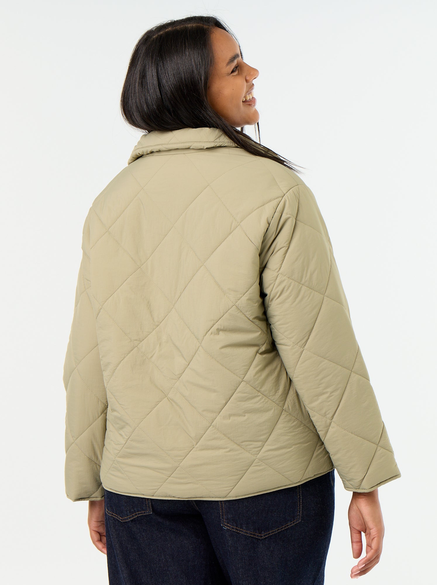 Blouson déperlant uni - Vert