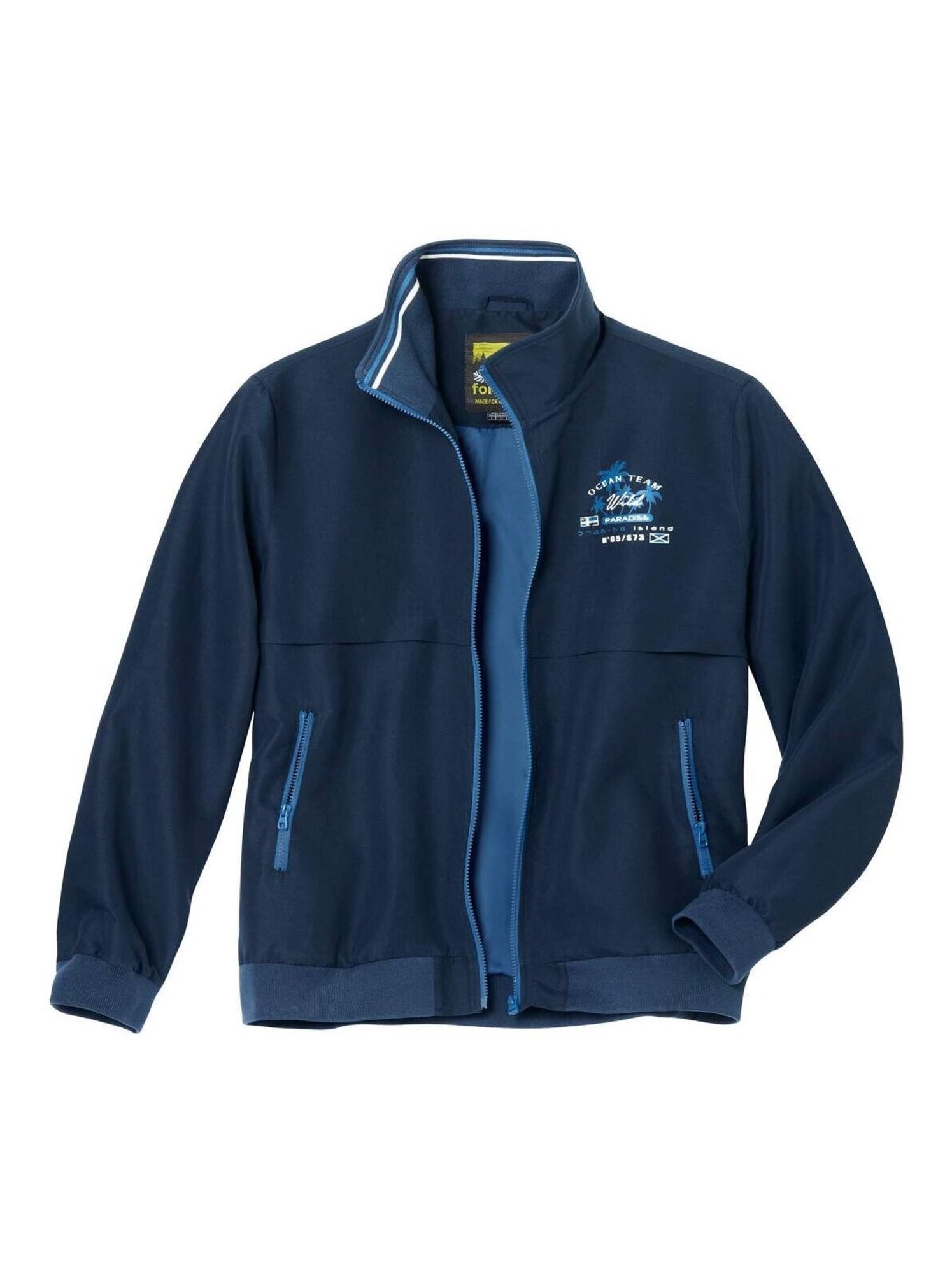 Blouson d’Été Microfibre Ocean Team  - ATLAS FOR MEN - Bleu