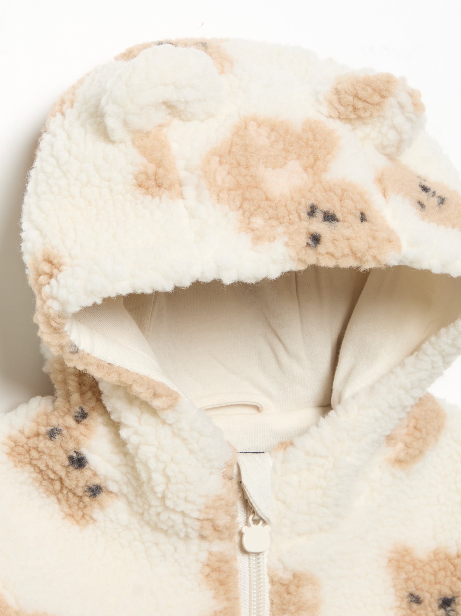 Blouson effet moutonné - Beige