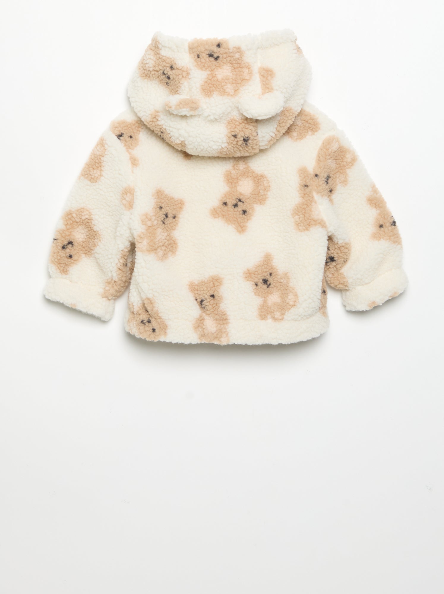 Blouson effet moutonné - Beige