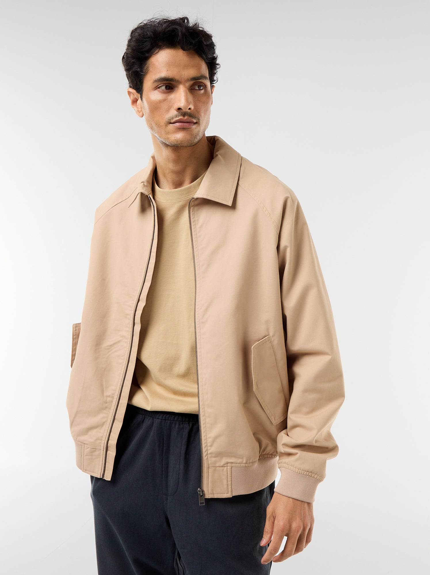 Blouson en twill - Beige