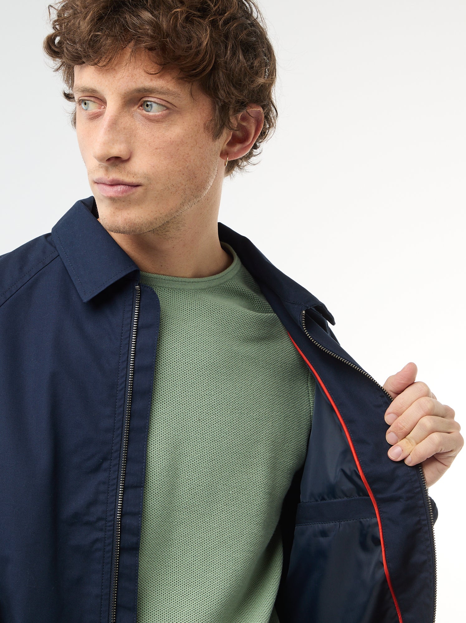 Blouson en twill - Bleu