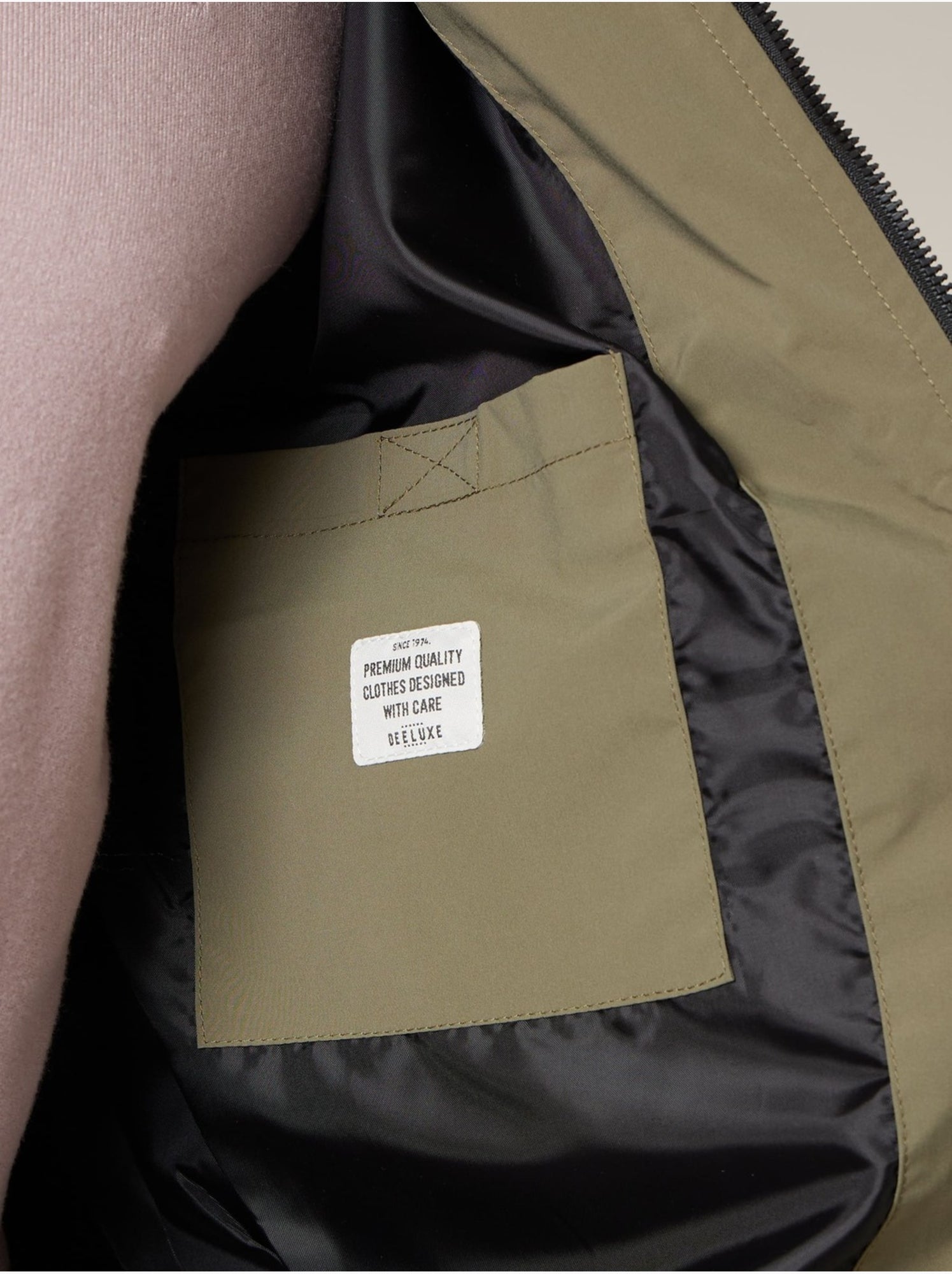 Blouson homme léger style bomber 'deeluxe' - Kaki