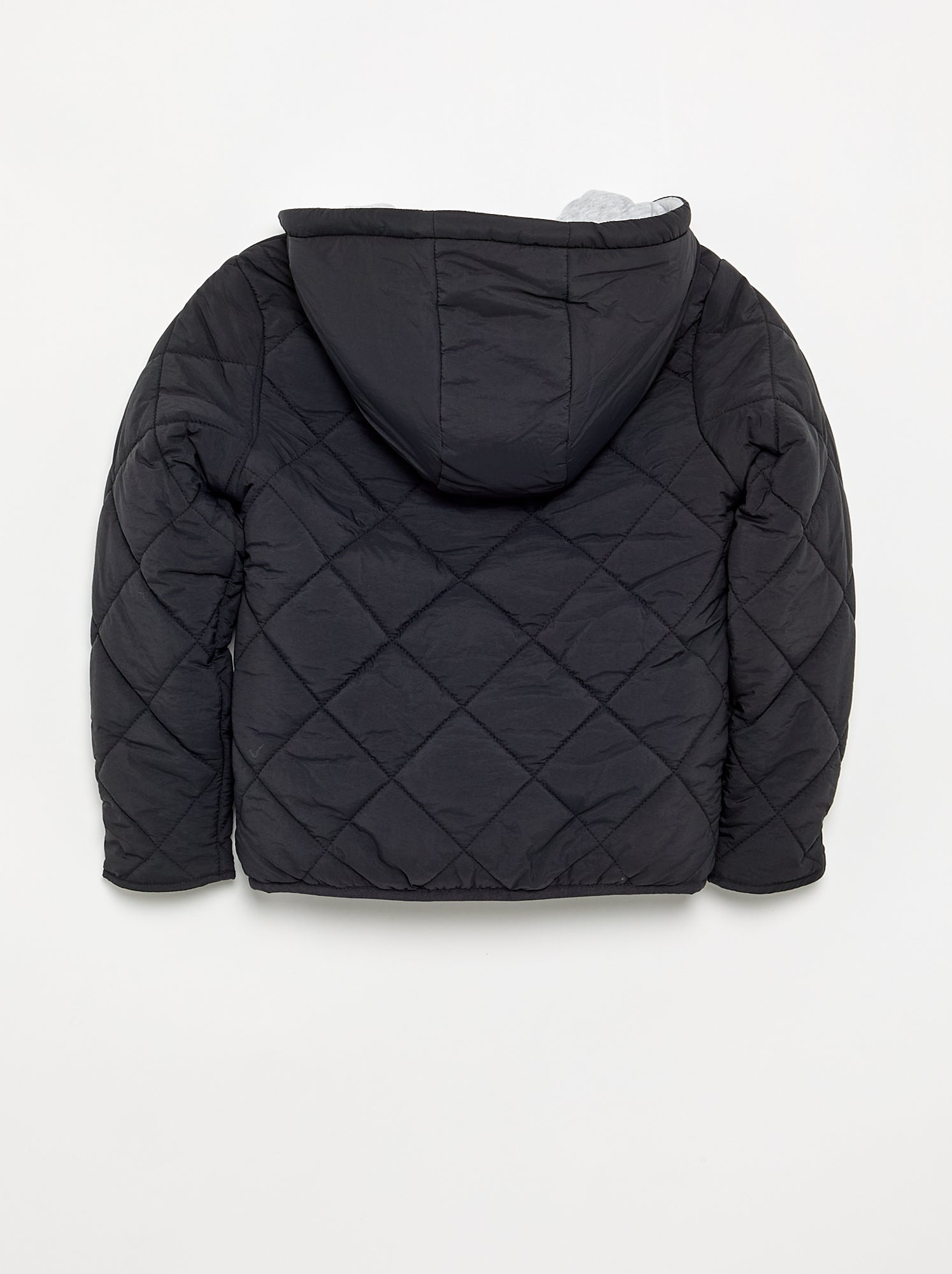 Blouson matelassé à capuche - Noir (FWS95_3)