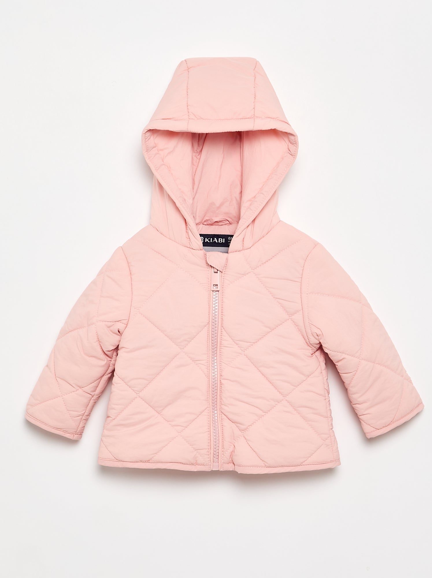 Blouson matelassé à capuche - Rose (FWT05_1)