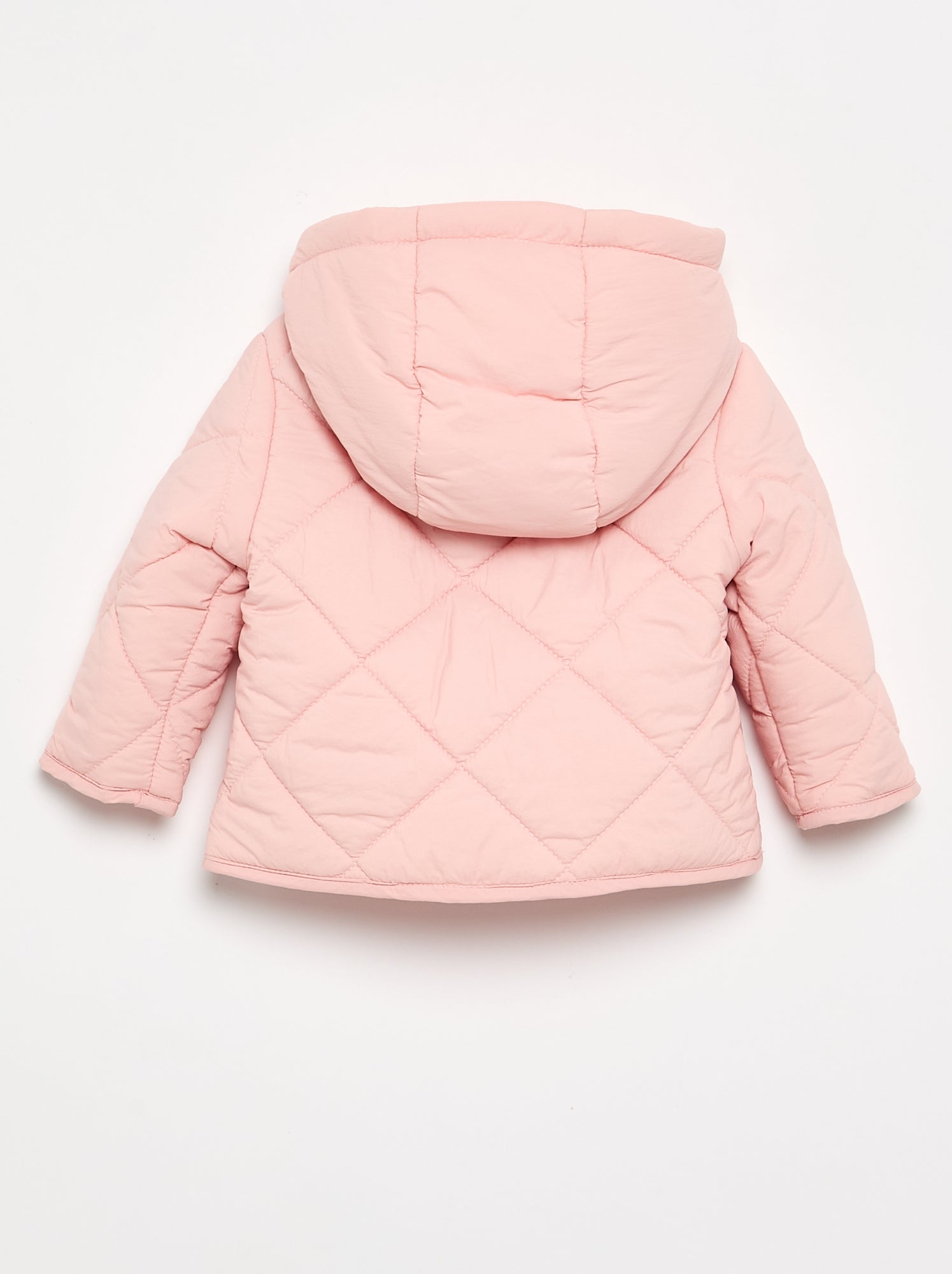 Blouson matelassé à capuche - Rose (FWT05_1)