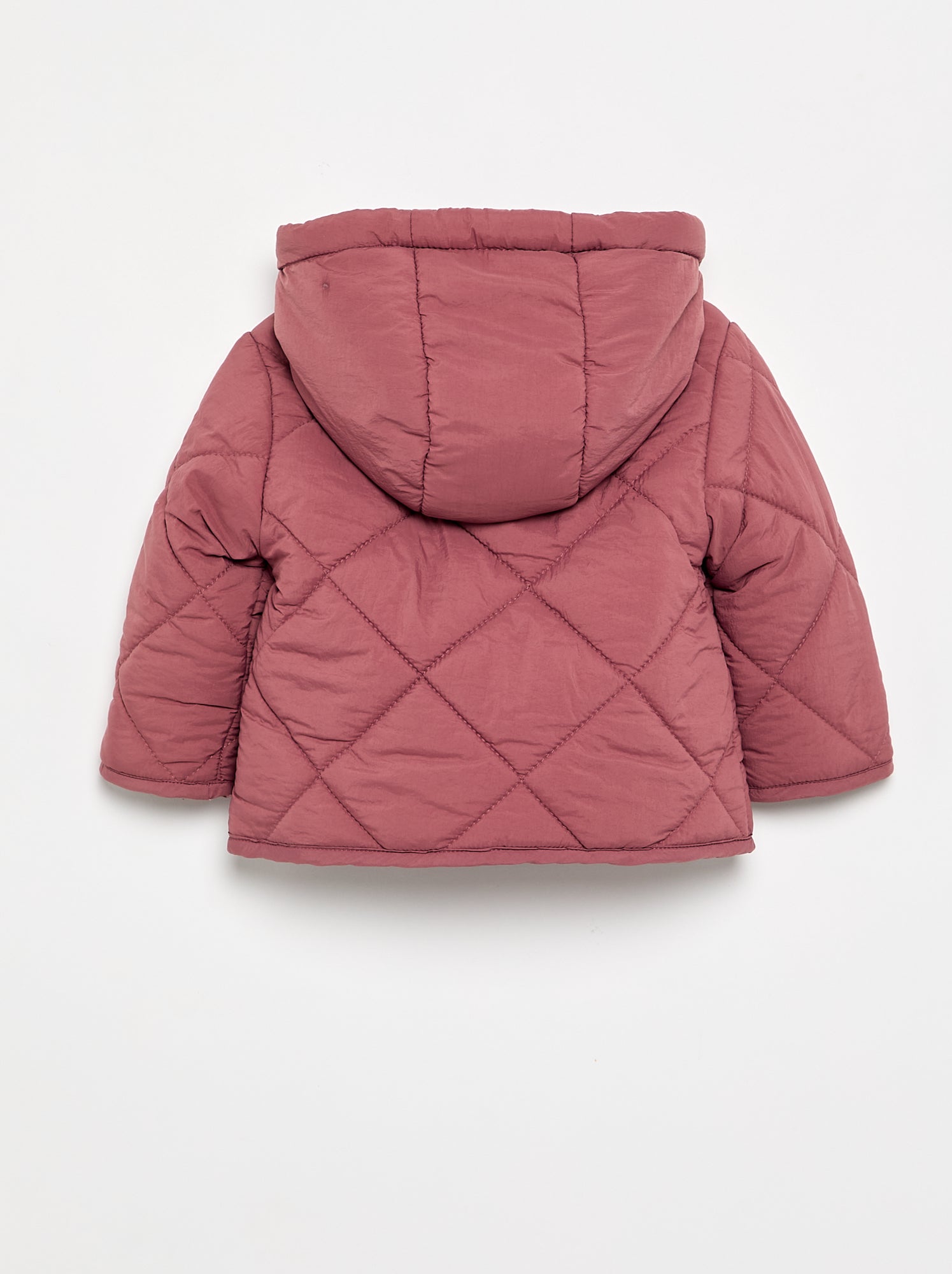 Blouson matelassé à capuche - Rose (FWT05_2)