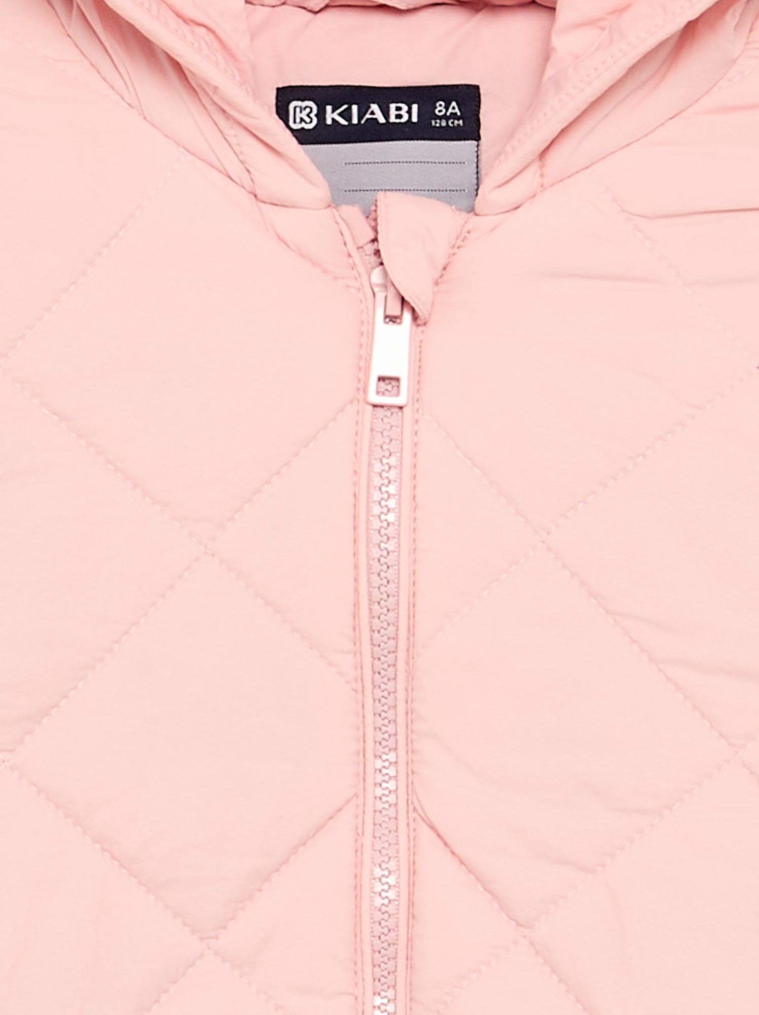 Blouson matelassé à capuche - Rose