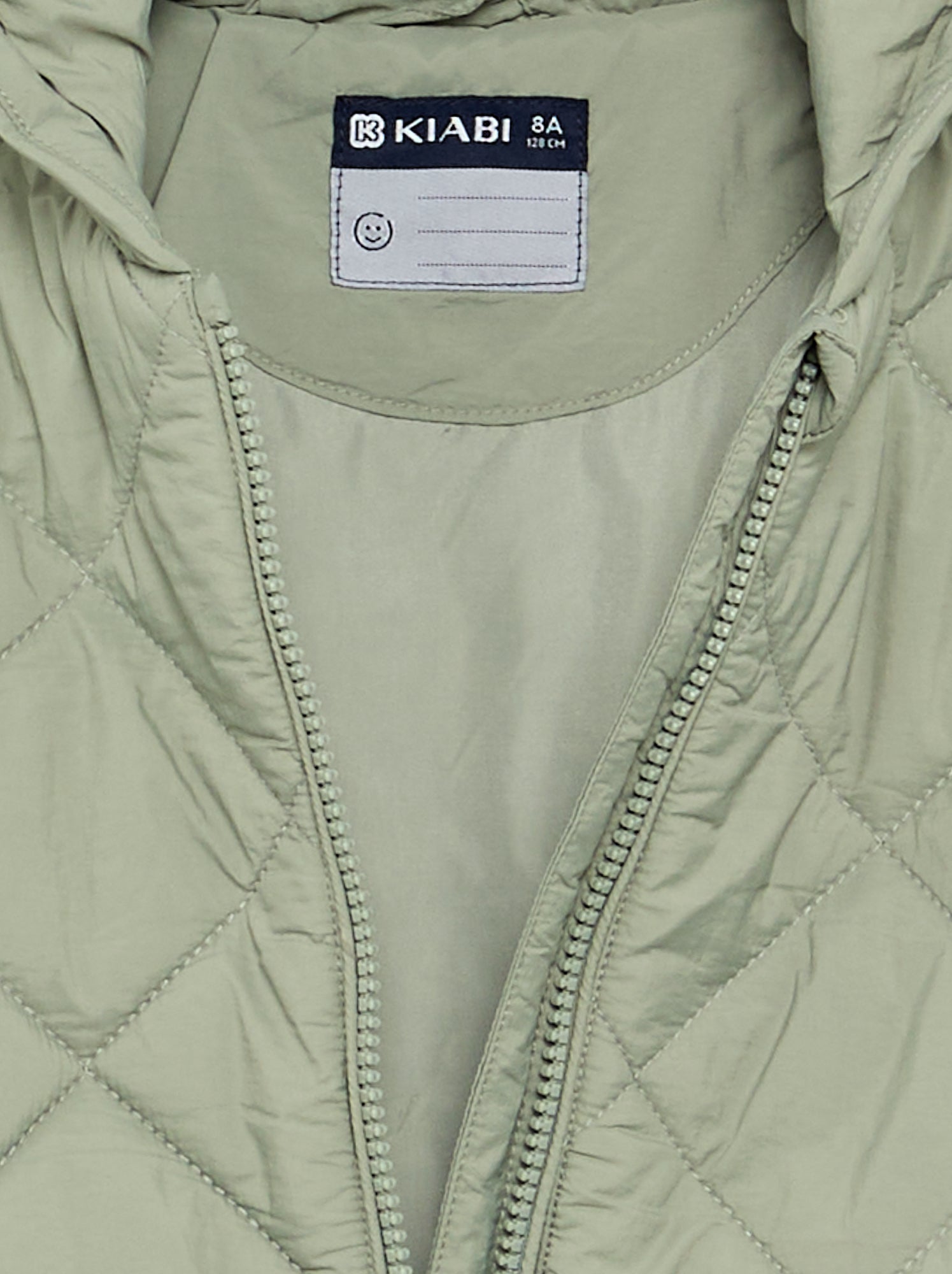 Blouson matelassé à capuche - Vert
