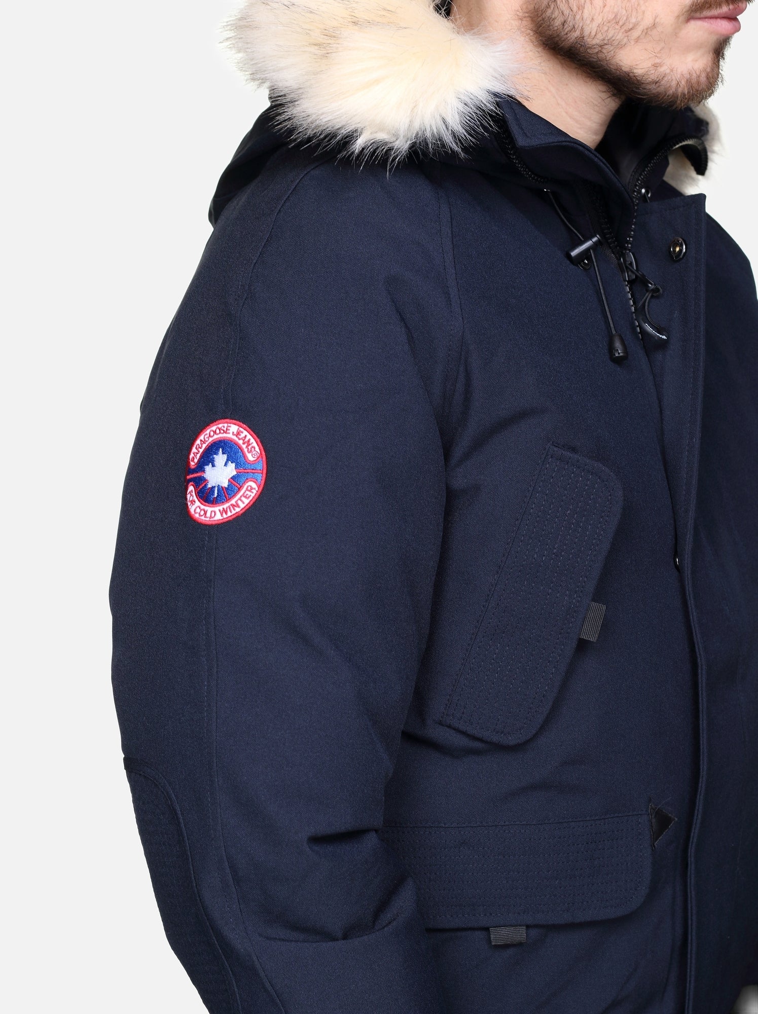 Blouson Paragoose à capuche - Bleu foncé