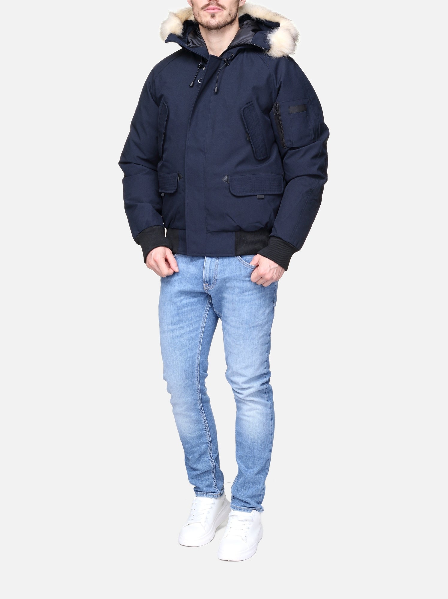 Blouson Paragoose à capuche - Bleu foncé