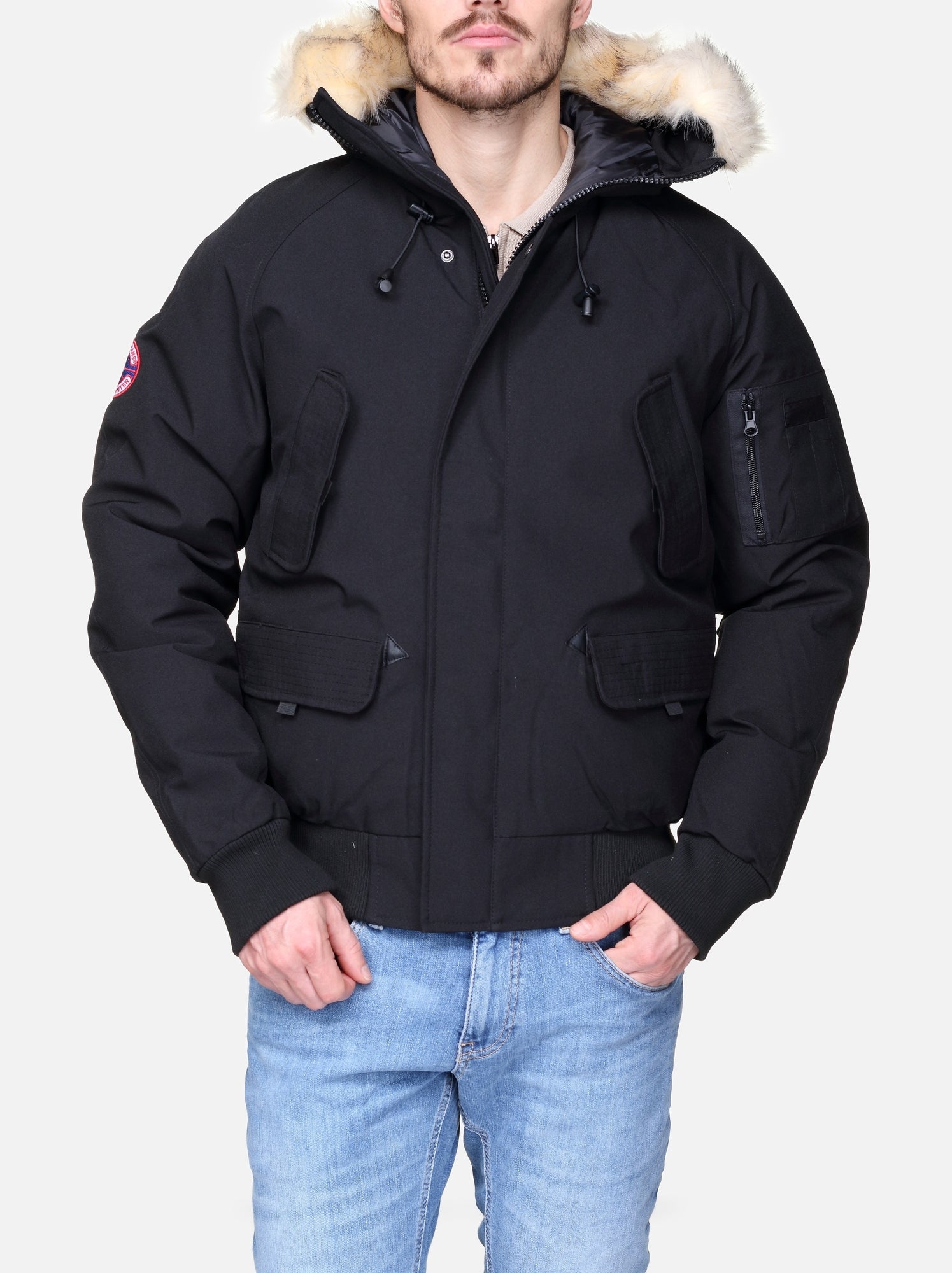 Blouson Paragoose à capuche - Noir