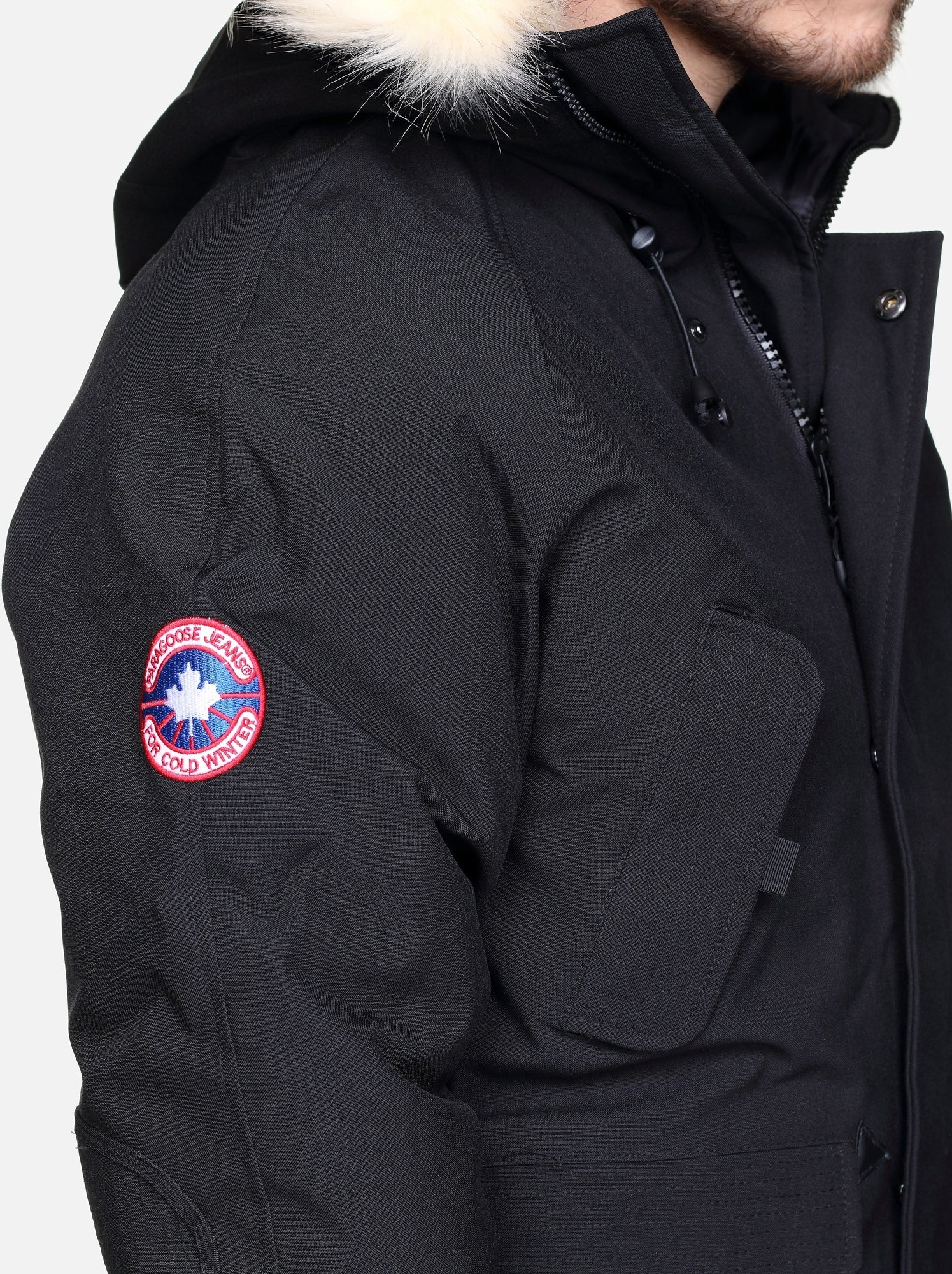 Blouson Paragoose à capuche - Noir