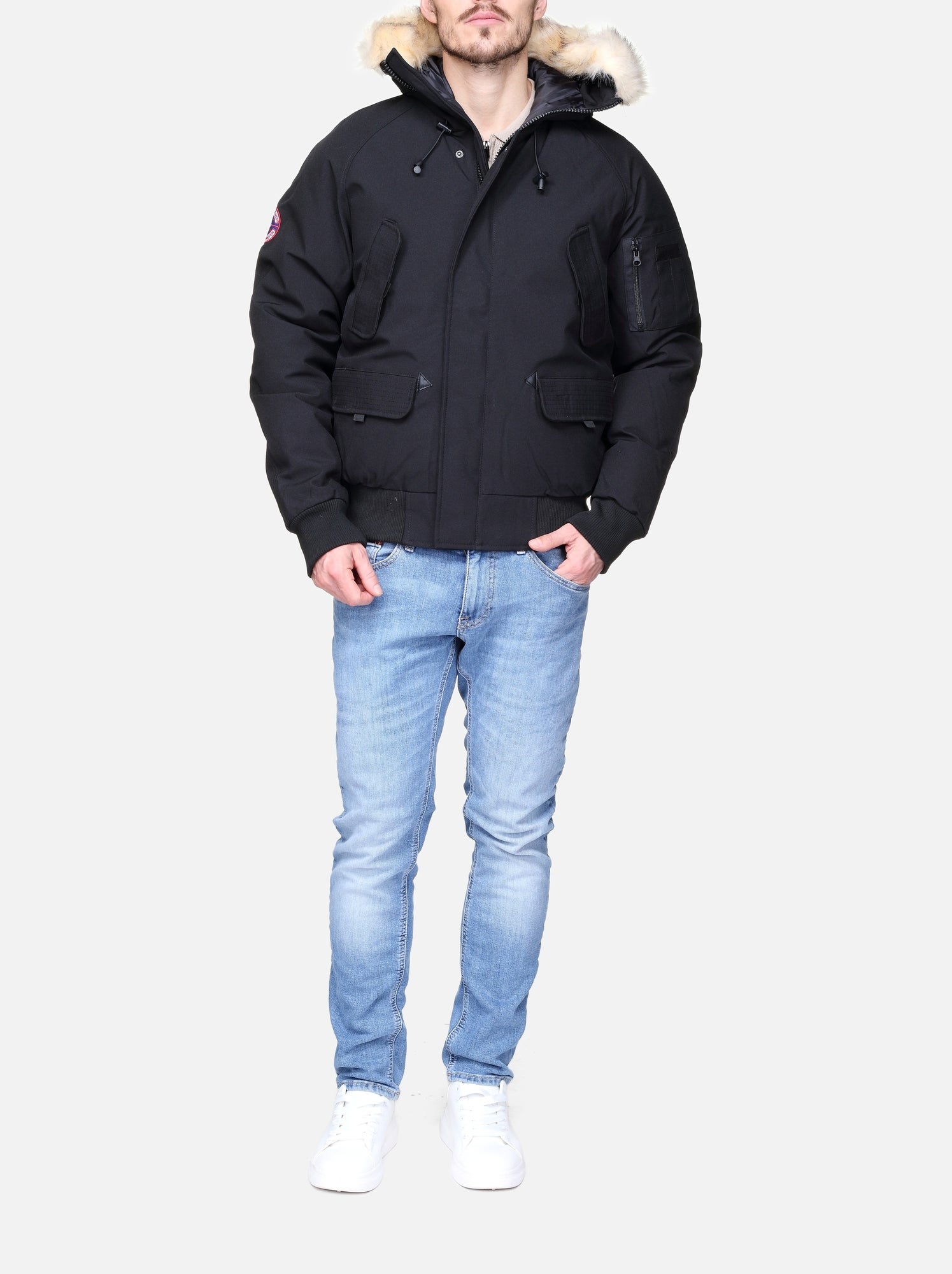 Blouson Paragoose à capuche - Noir