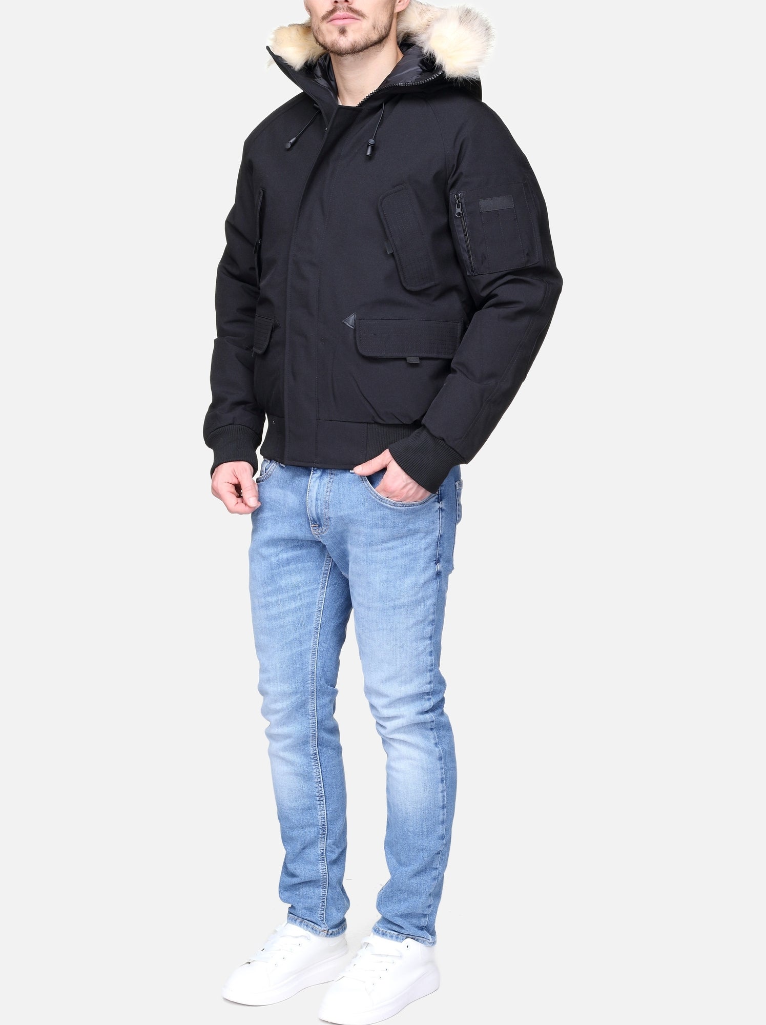 Blouson Paragoose à capuche - Noir