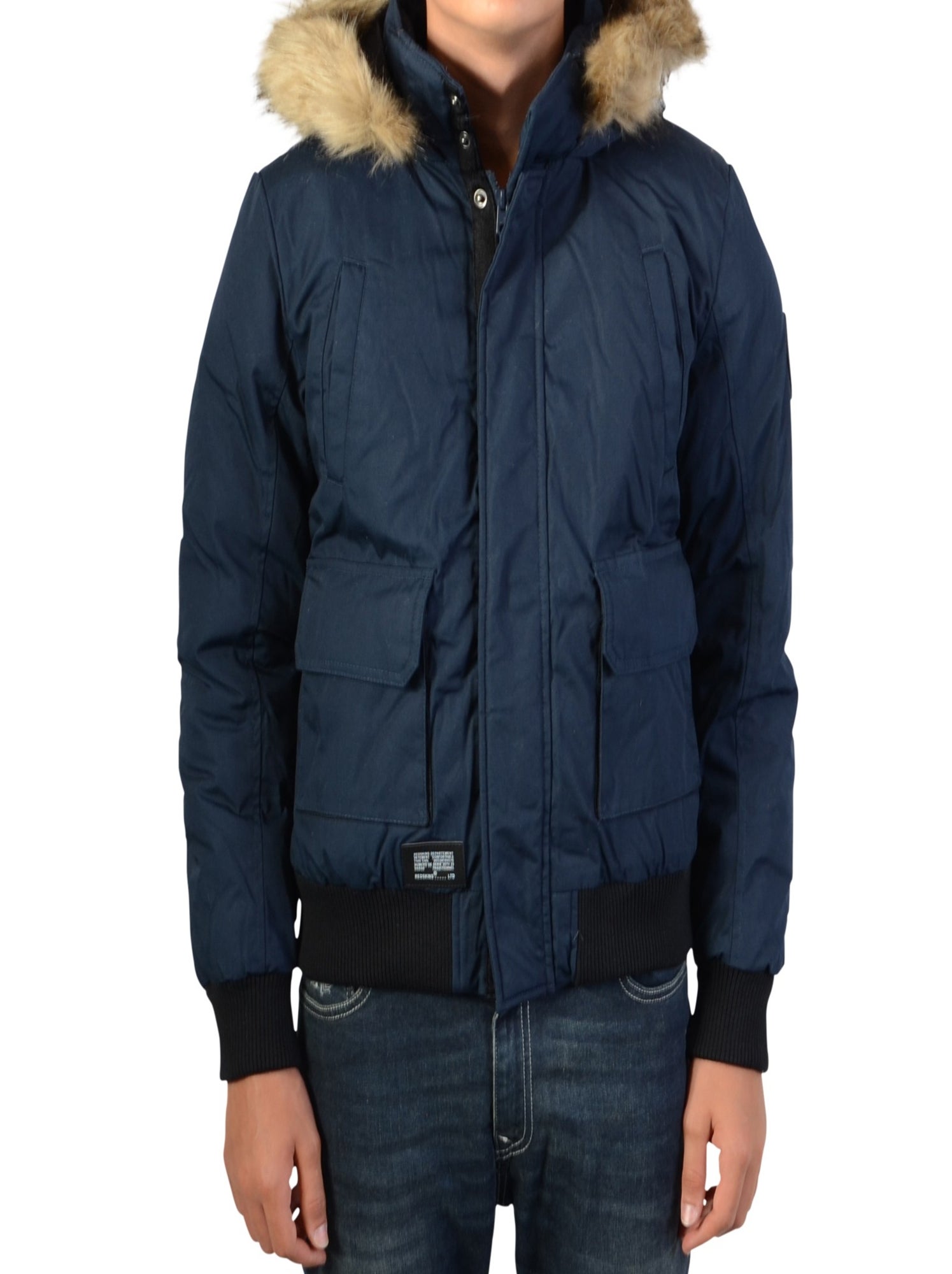 Blouson Redskins Junior Weave - Bleu marine