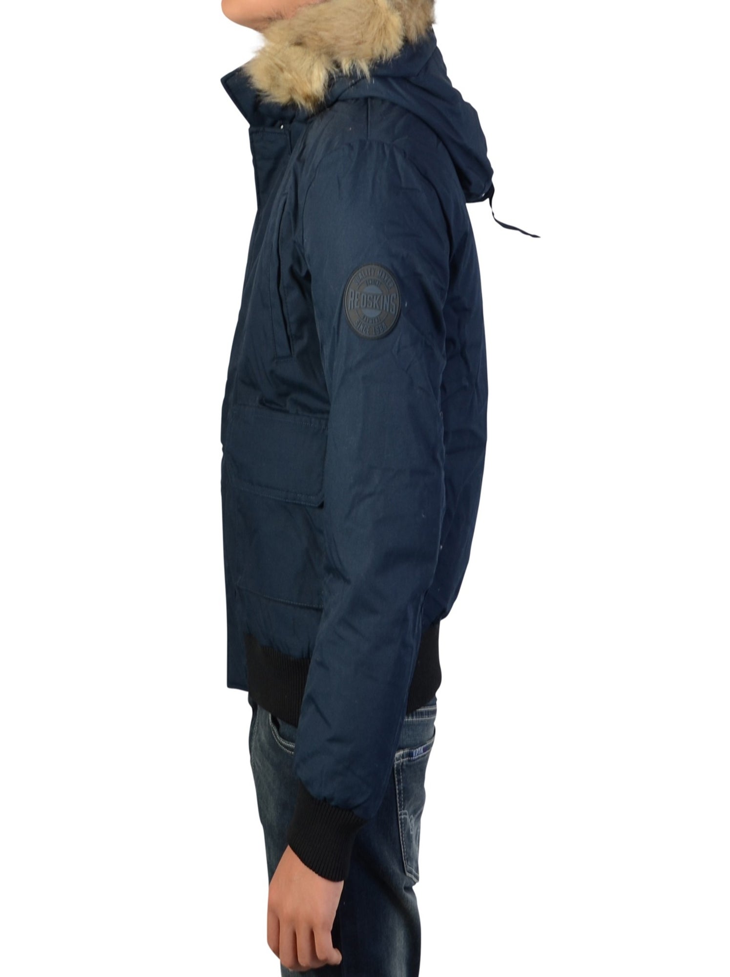 Blouson Redskins Junior Weave - Bleu marine
