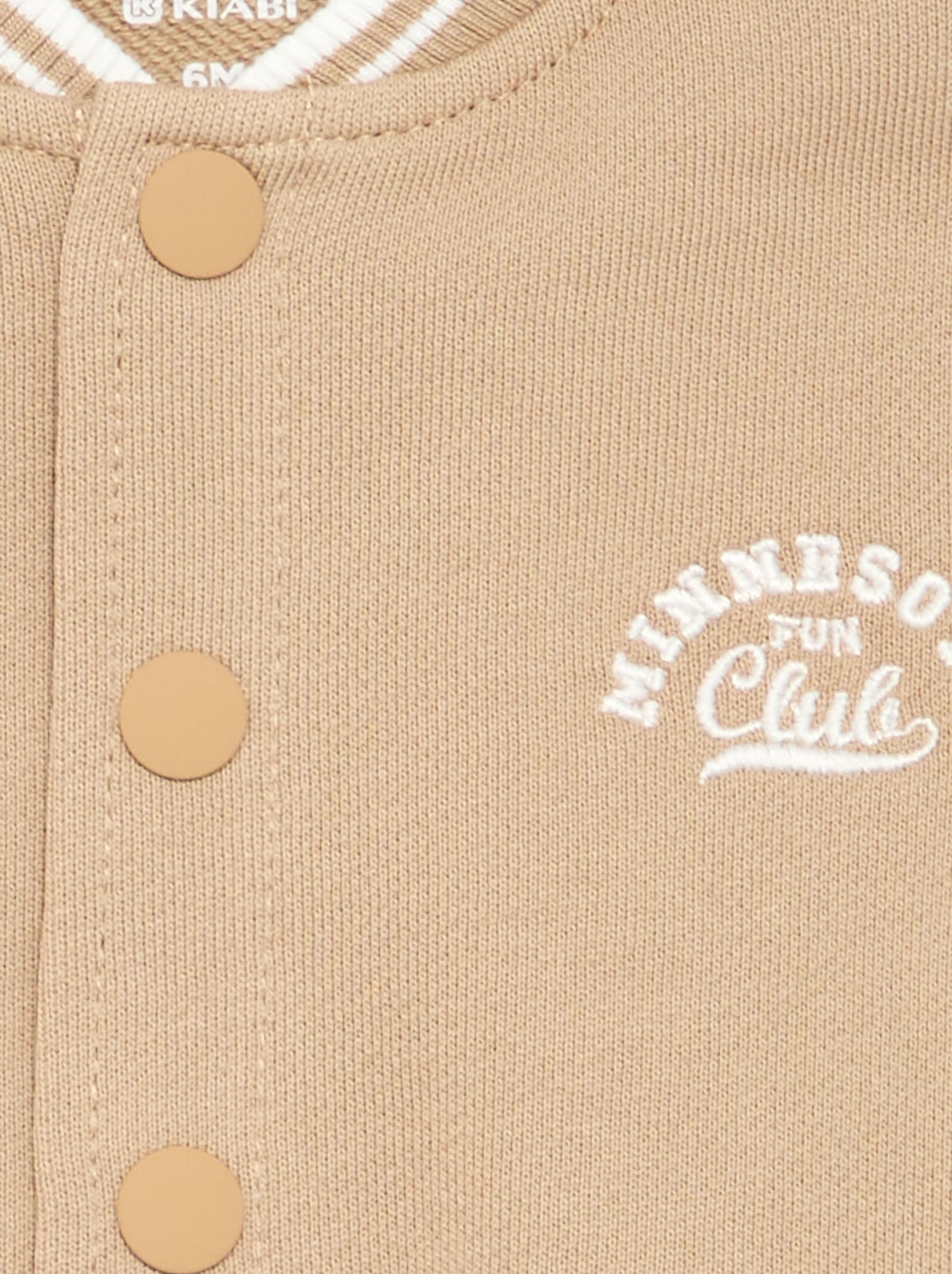 Blouson style campus américain - Beige