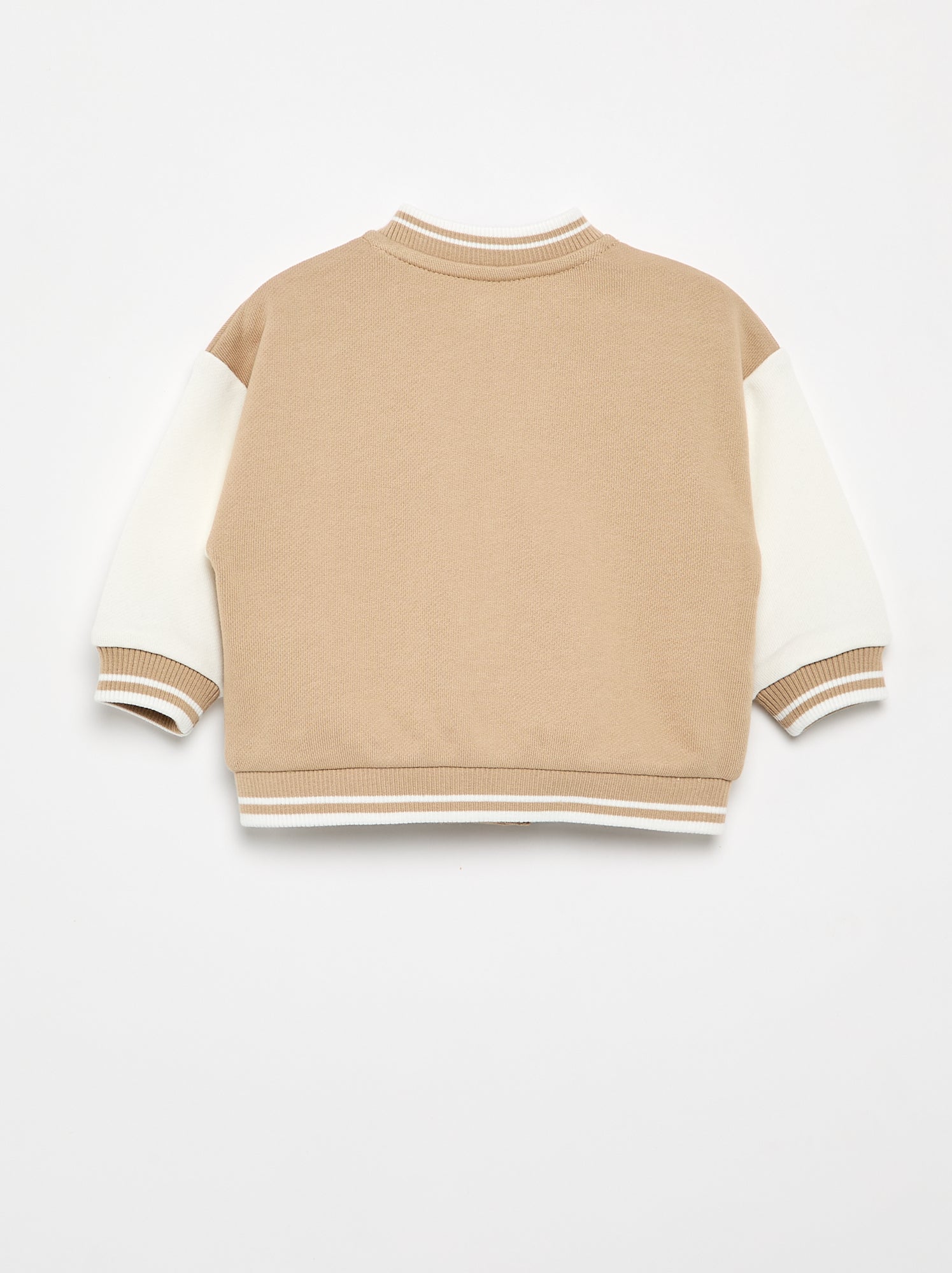 Blouson style campus américain - Beige