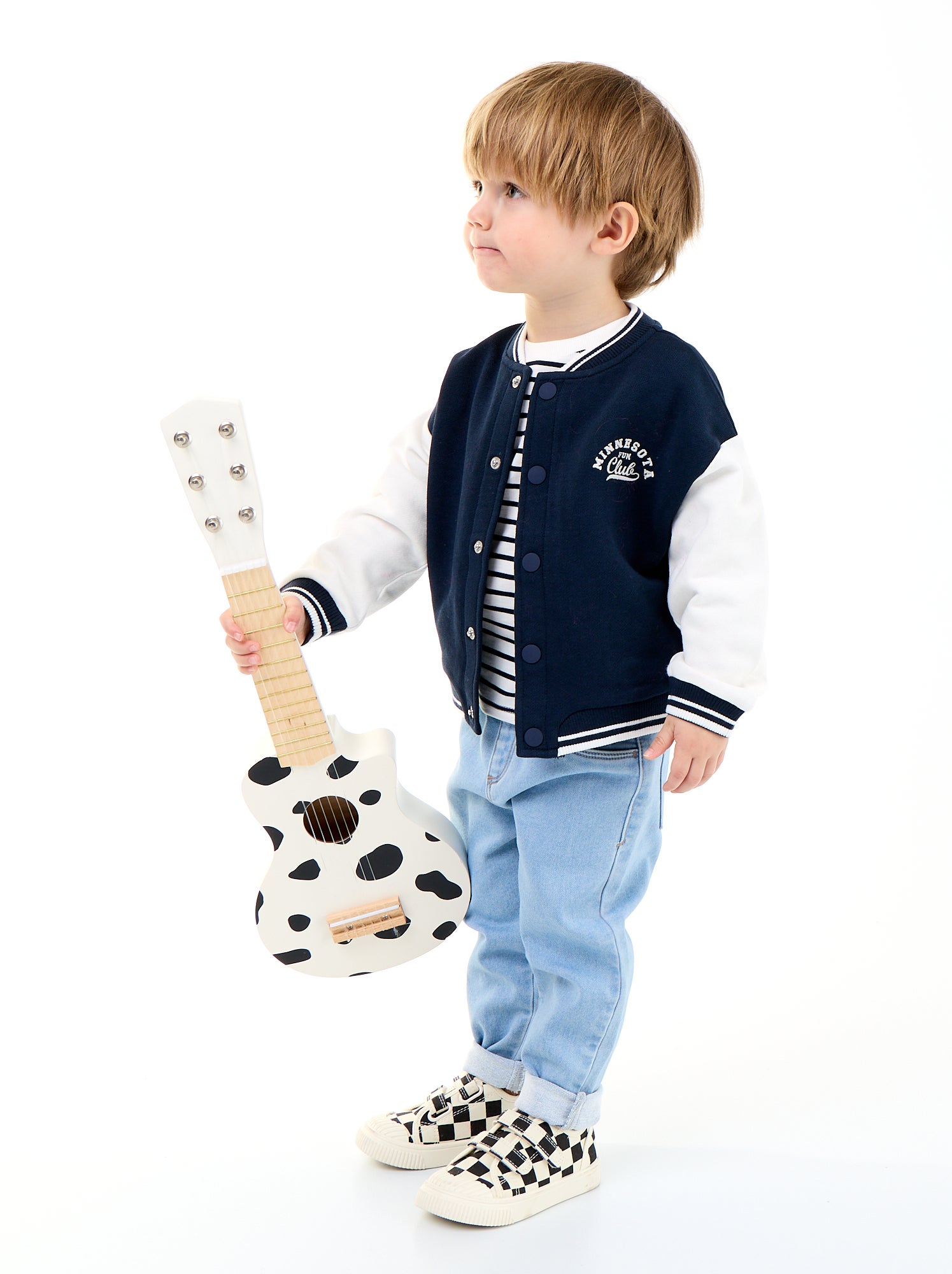 Blouson style campus américain - Bleu