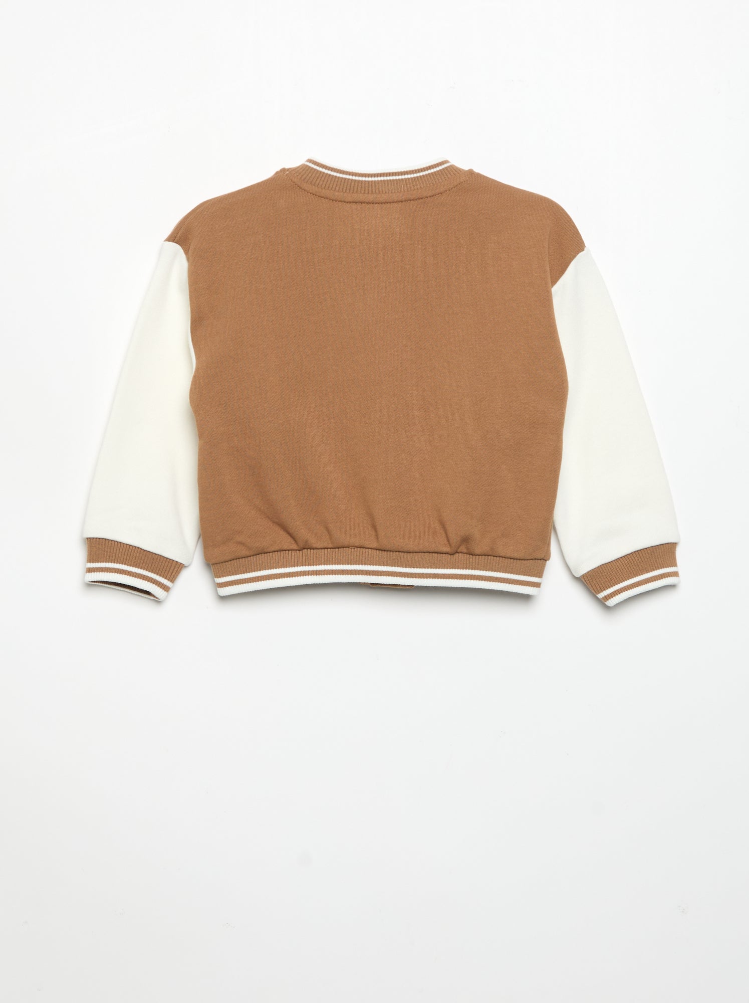 Blouson style campus américain - Marron