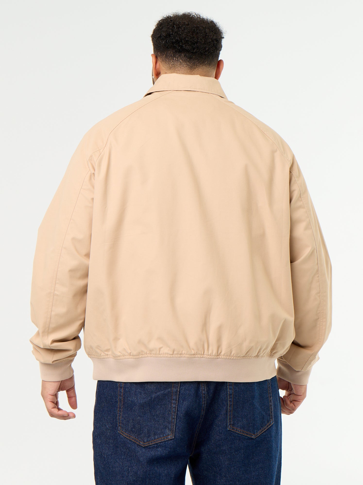 Blouson uni court - Beige