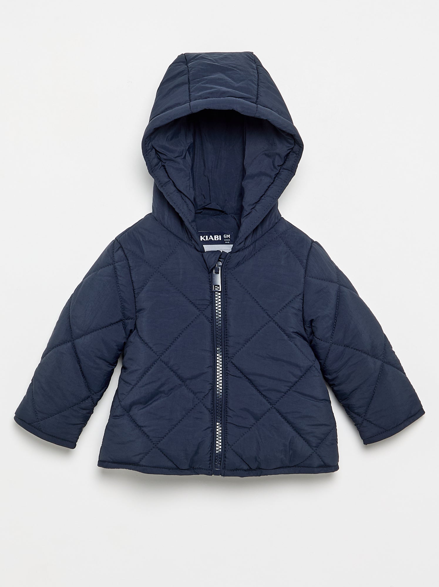 Blouson zippé à capuche - Bleu