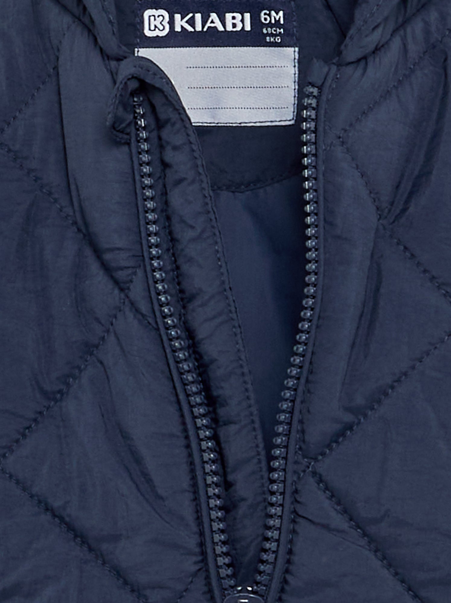 Blouson zippé à capuche - Bleu