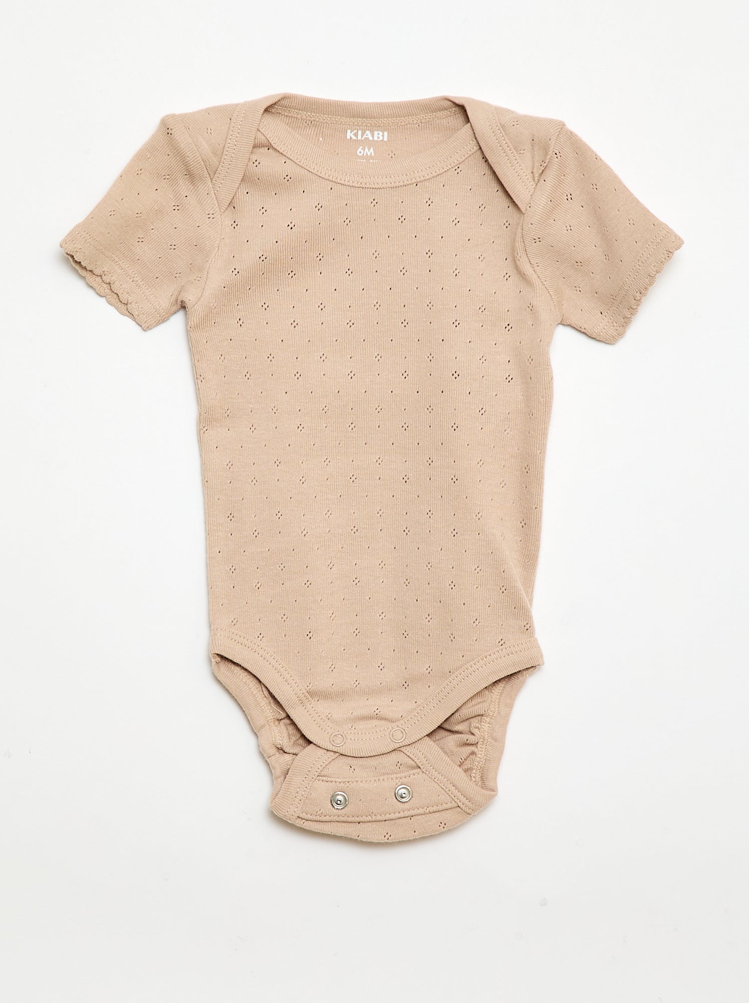 Bodies évolutif en maille unie - Lot de 3 - Beige (CPW60_10)