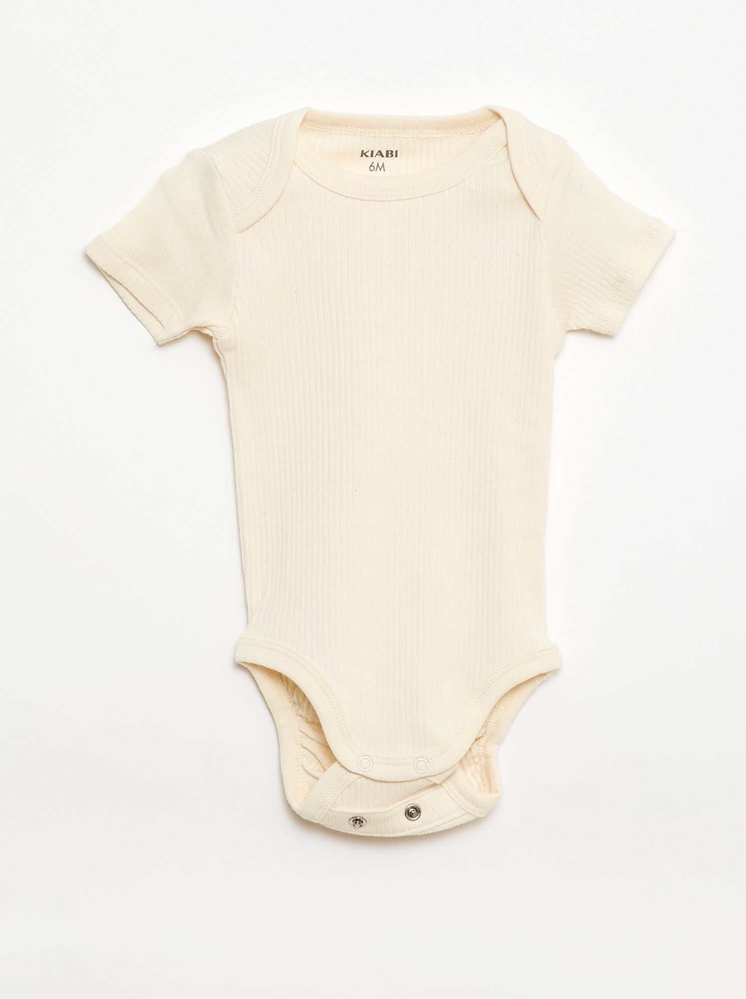 Bodies évolutif en maille unie - Lot de 3 - Beige (CPW60_8)