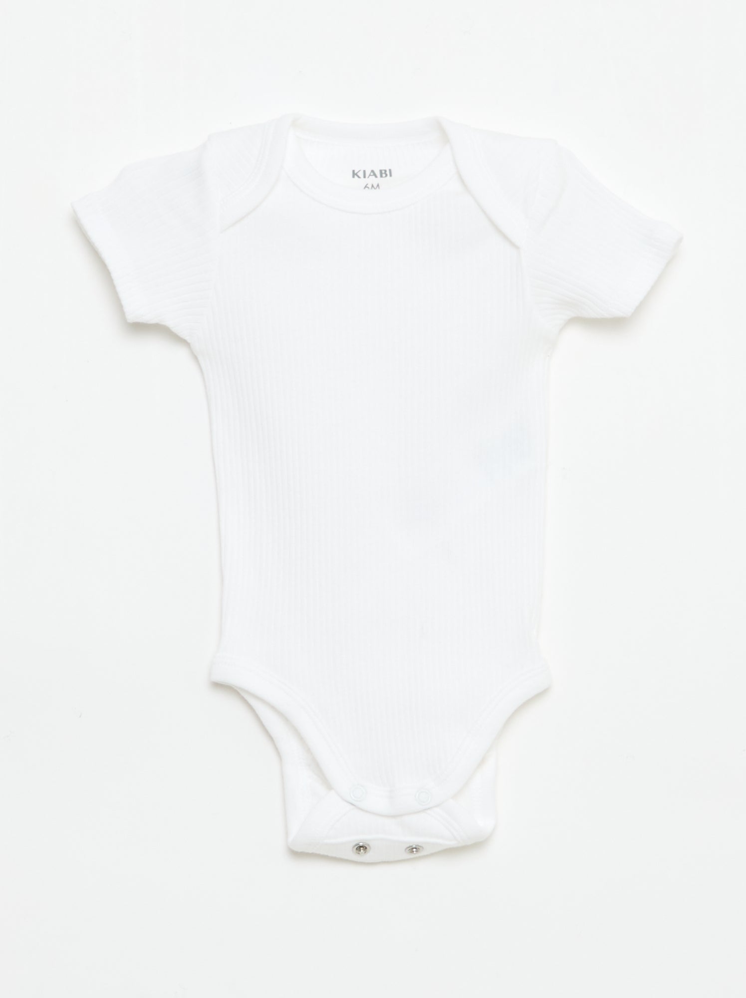 Bodies évolutif en maille unie - Lot de 3 - Blanc