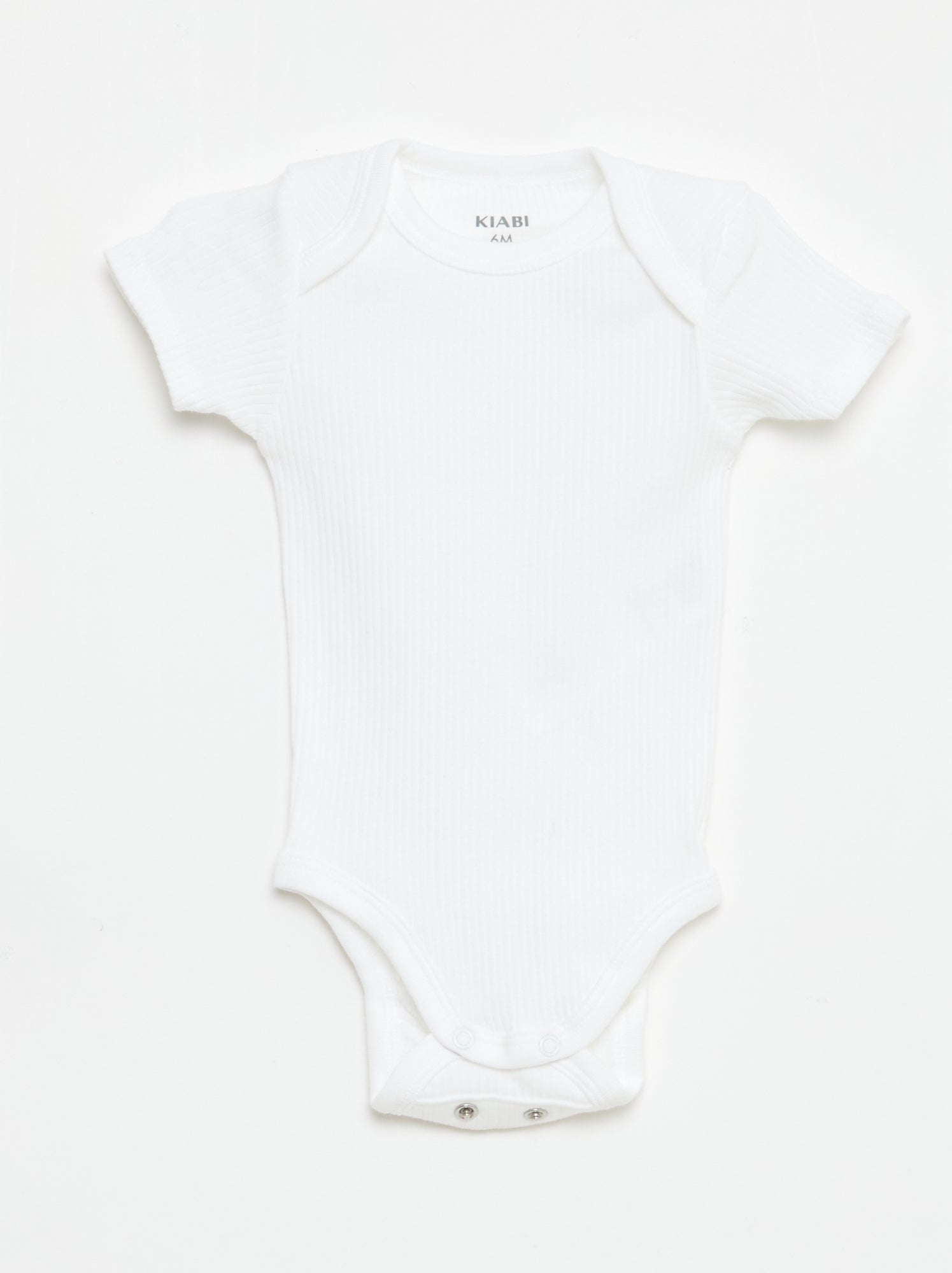 Bodies évolutif en maille unie - Lot de 3 - Blanc