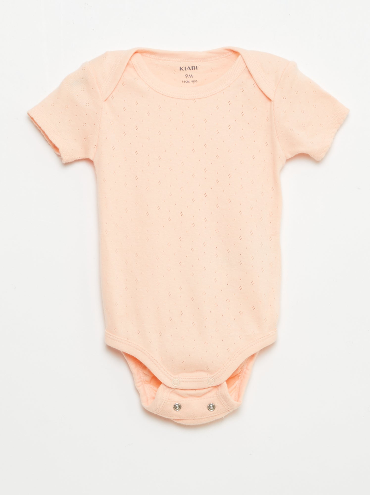 Bodies évolutif en maille unie - Lot de 3 - Orange