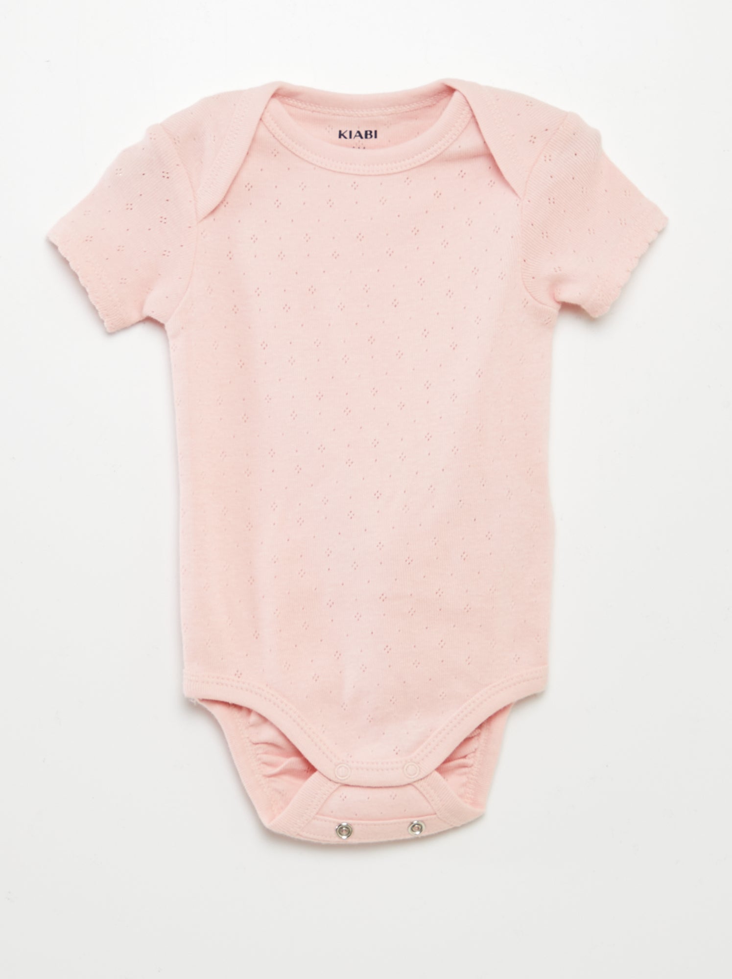 Bodies évolutif en maille unie - Lot de 3 - Rose