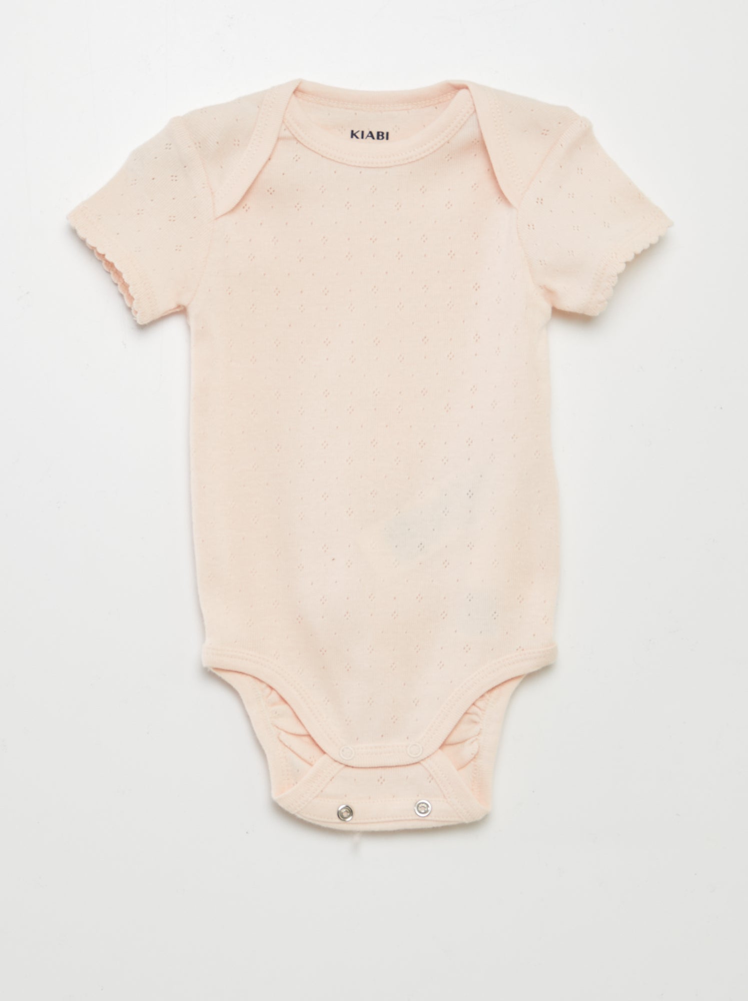 Bodies évolutif en maille unie - Lot de 3 - Rose